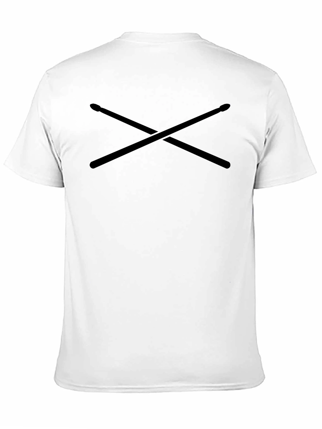 Drum Sticks Black T-Shirt