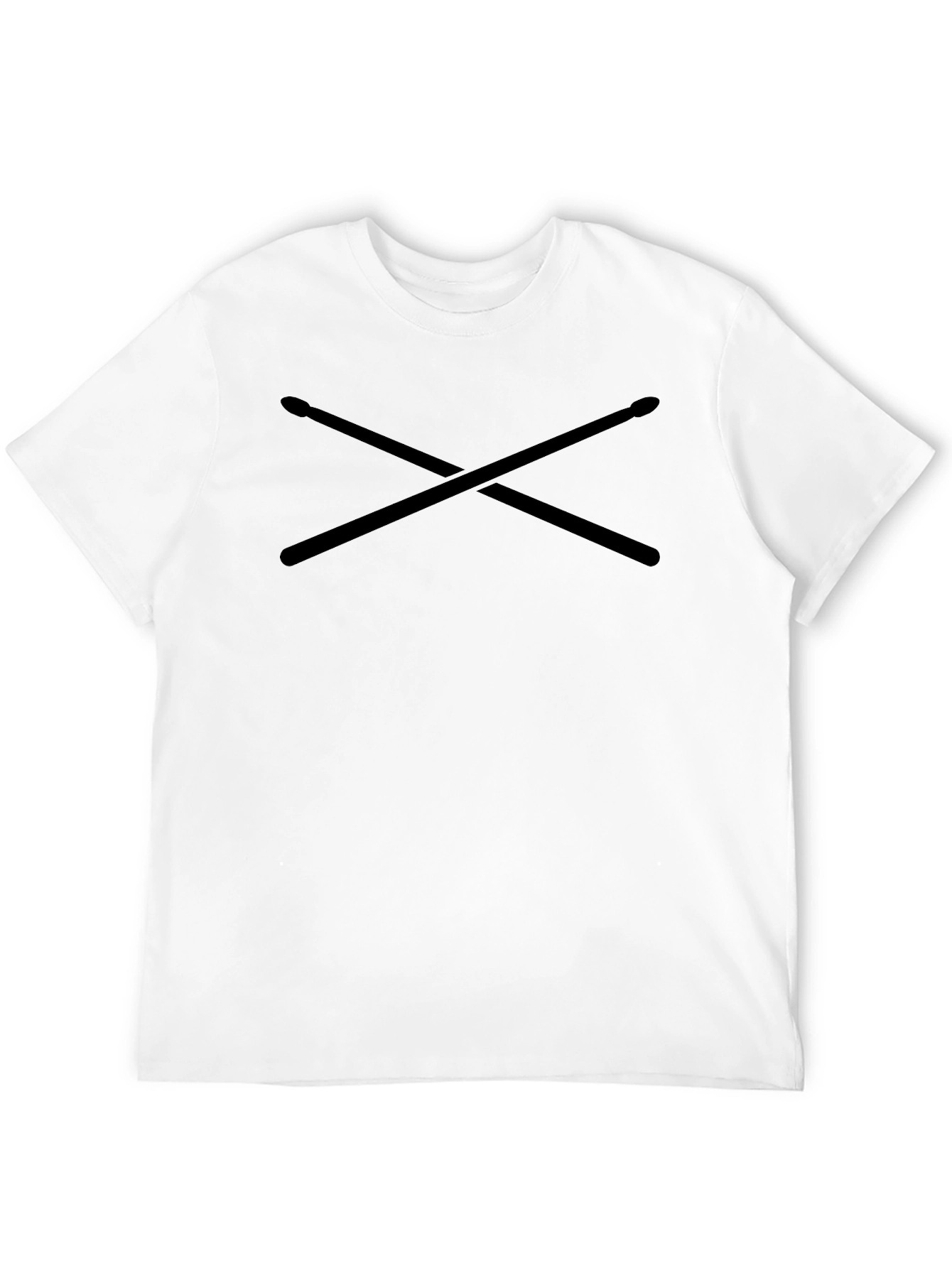 Drum Sticks Black T-Shirt
