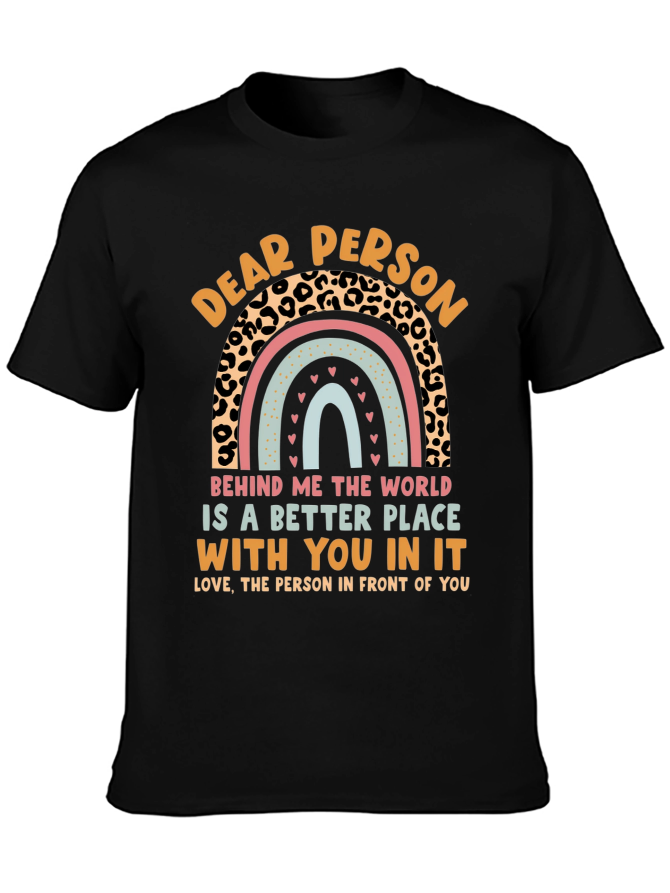 Dear Person Rainbow Graphic T-Shirt