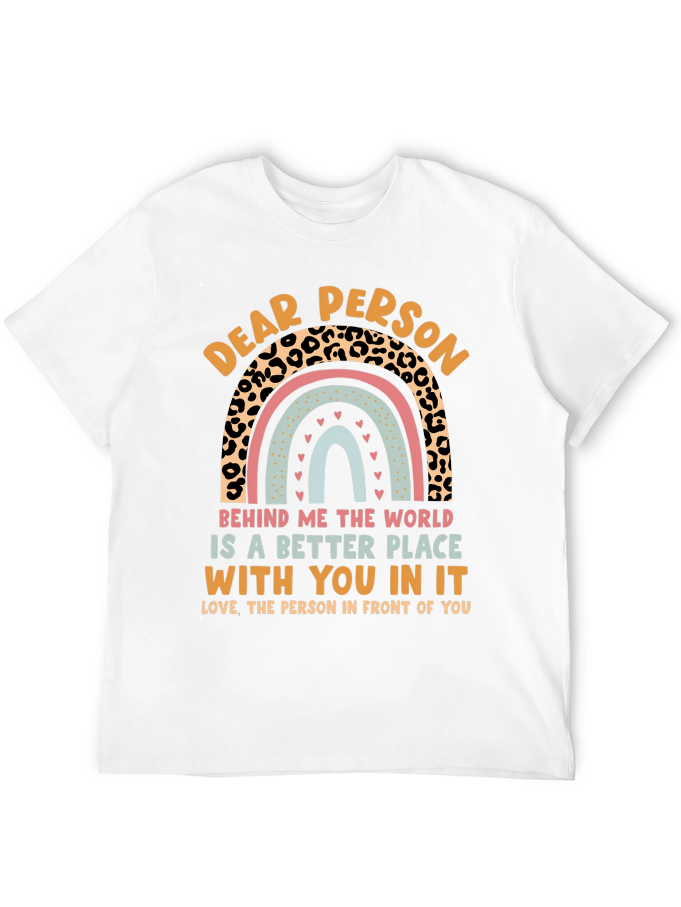 Dear Person Rainbow Graphic T-Shirt