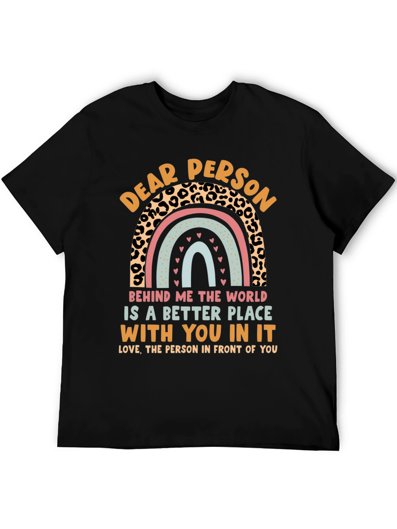 Dear Person Rainbow Graphic T-Shirt