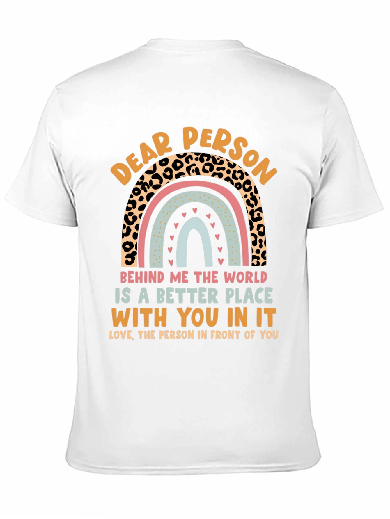 Dear Person Rainbow Graphic T-Shirt