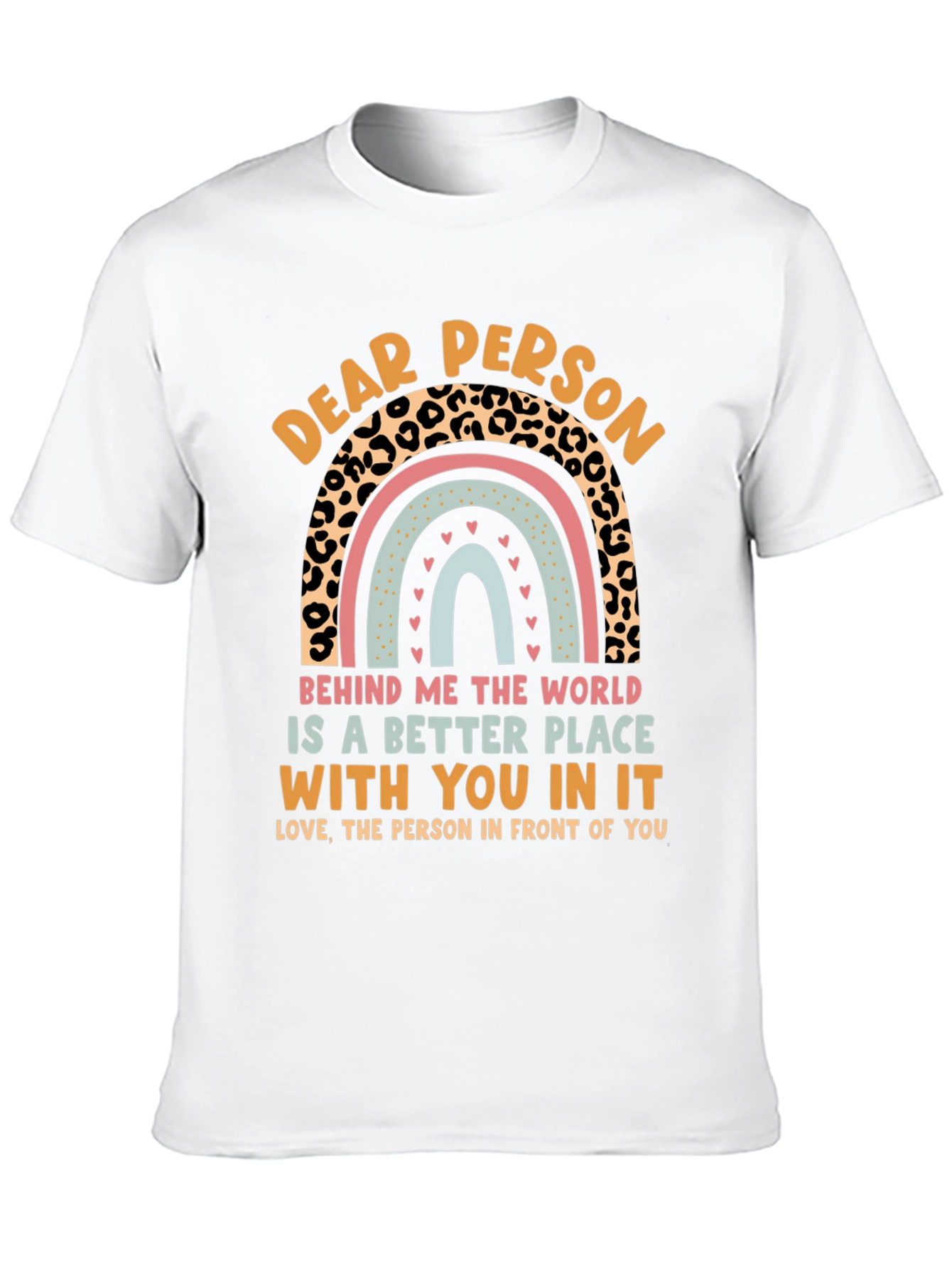 Dear Person Rainbow Graphic T-Shirt