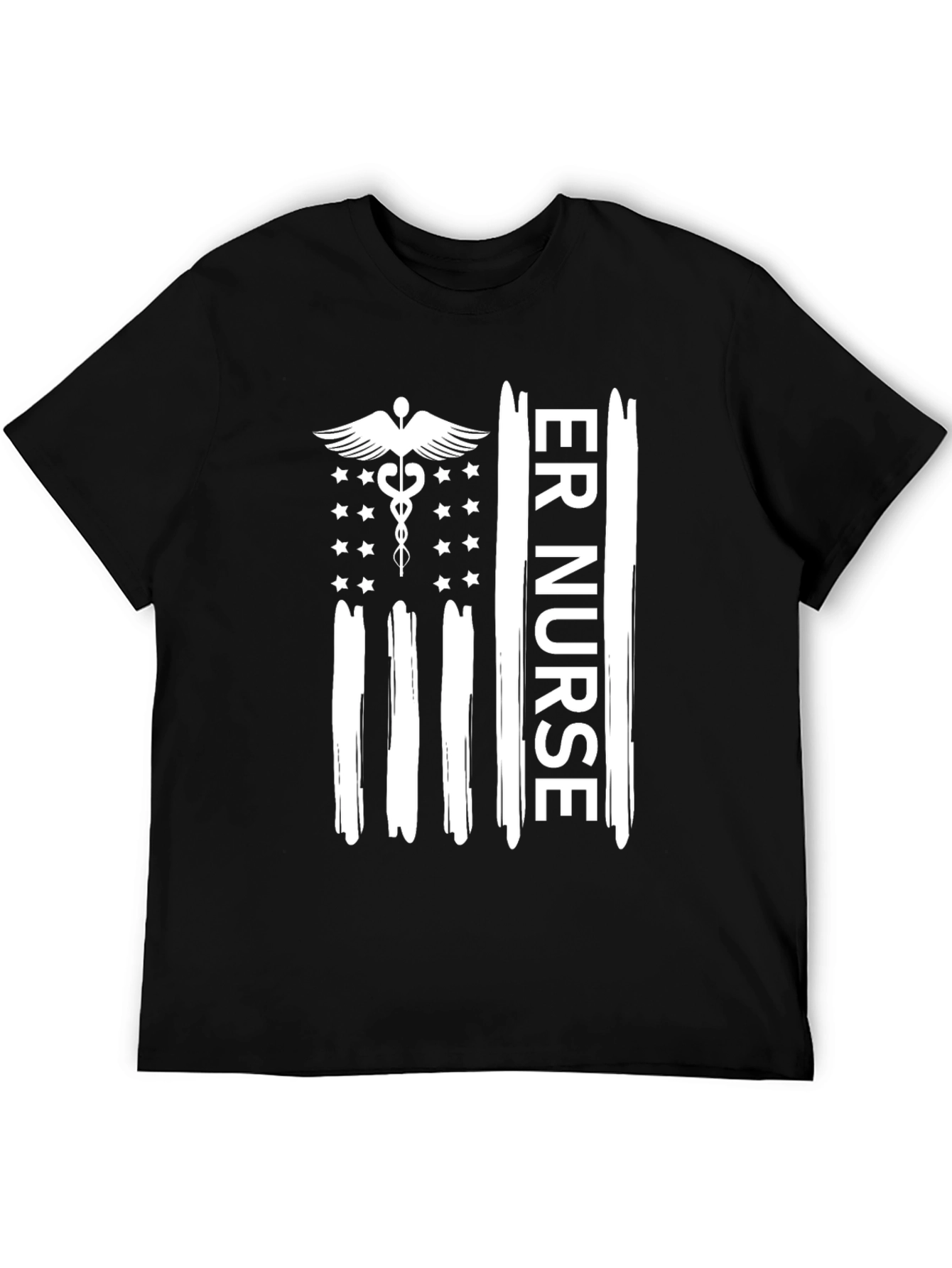 ER Nurse Flag T-Shirt - Emergency Room Hero Tee