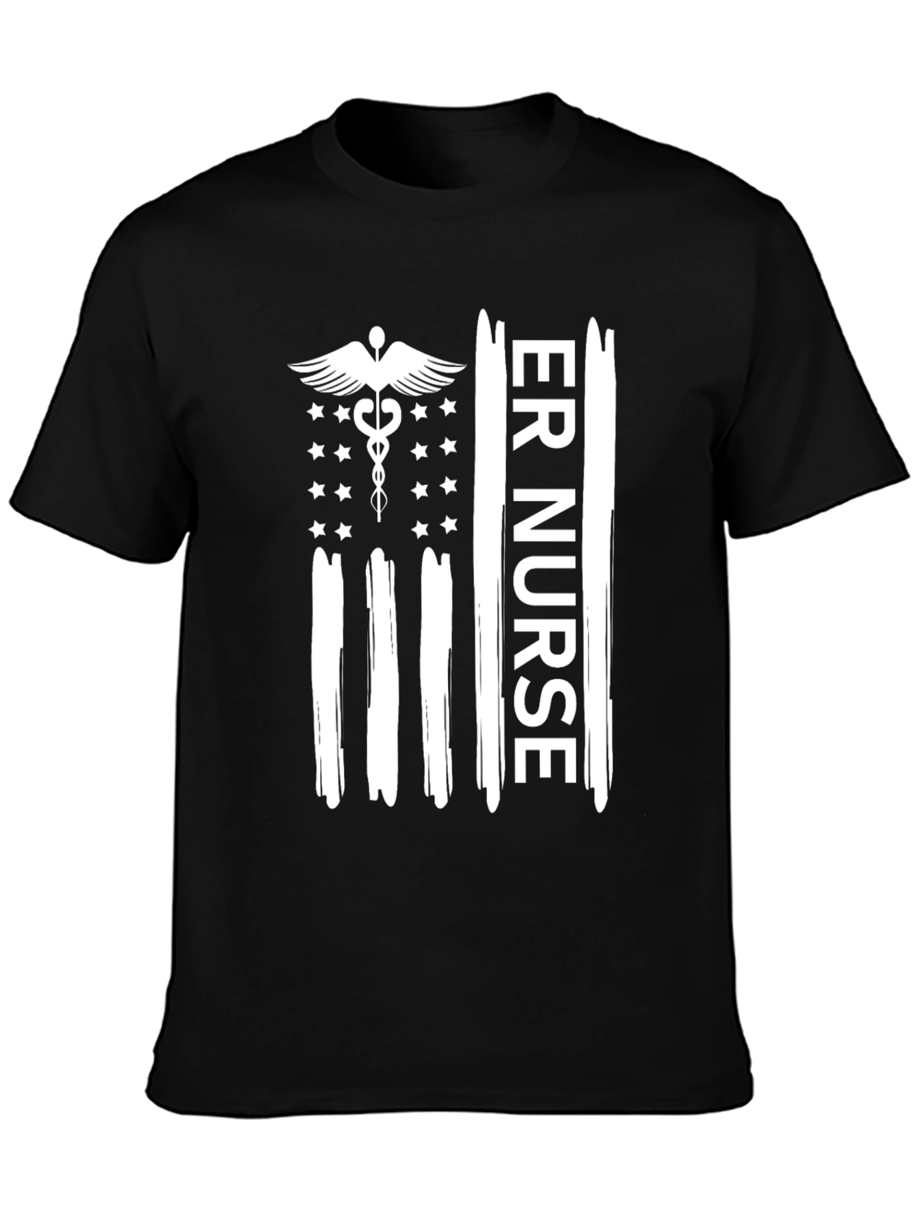 ER Nurse Flag T-Shirt - Emergency Room Hero Tee