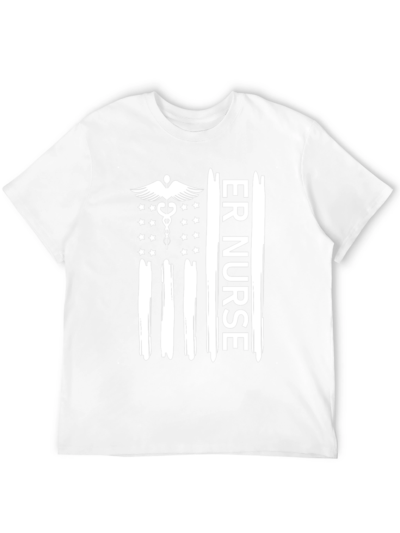 ER Nurse Flag T-Shirt - Emergency Room Hero Tee