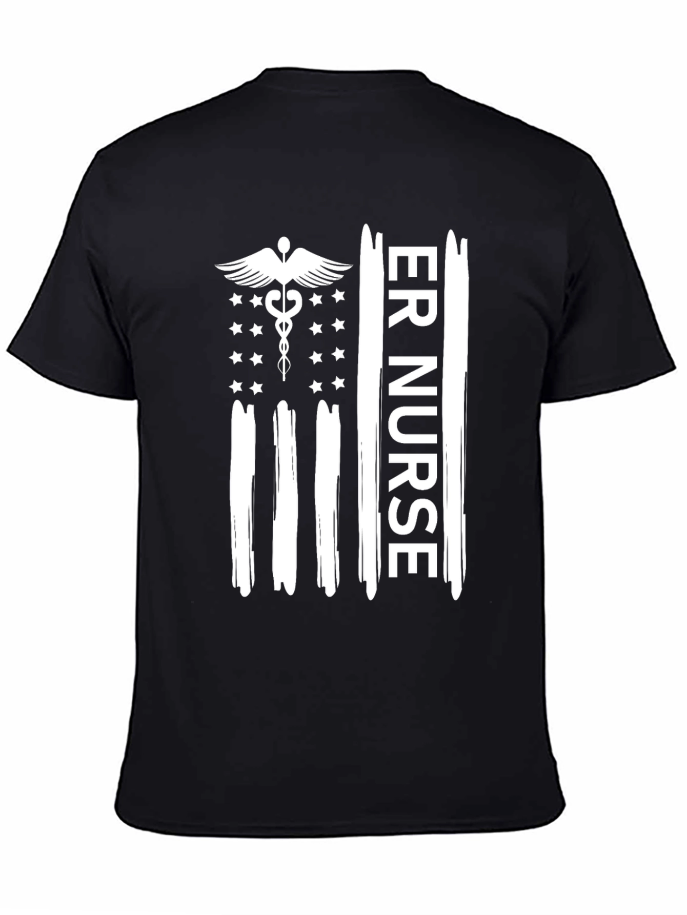 ER Nurse Flag T-Shirt - Emergency Room Hero Tee