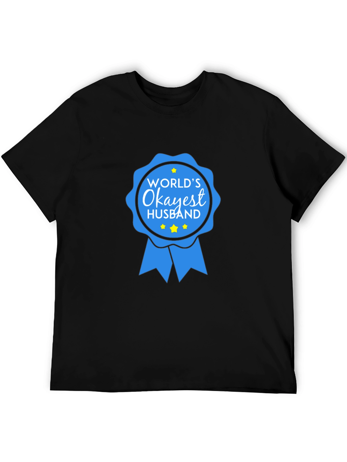 Worlds Okayest Husband T-Shirt - Funny Gift