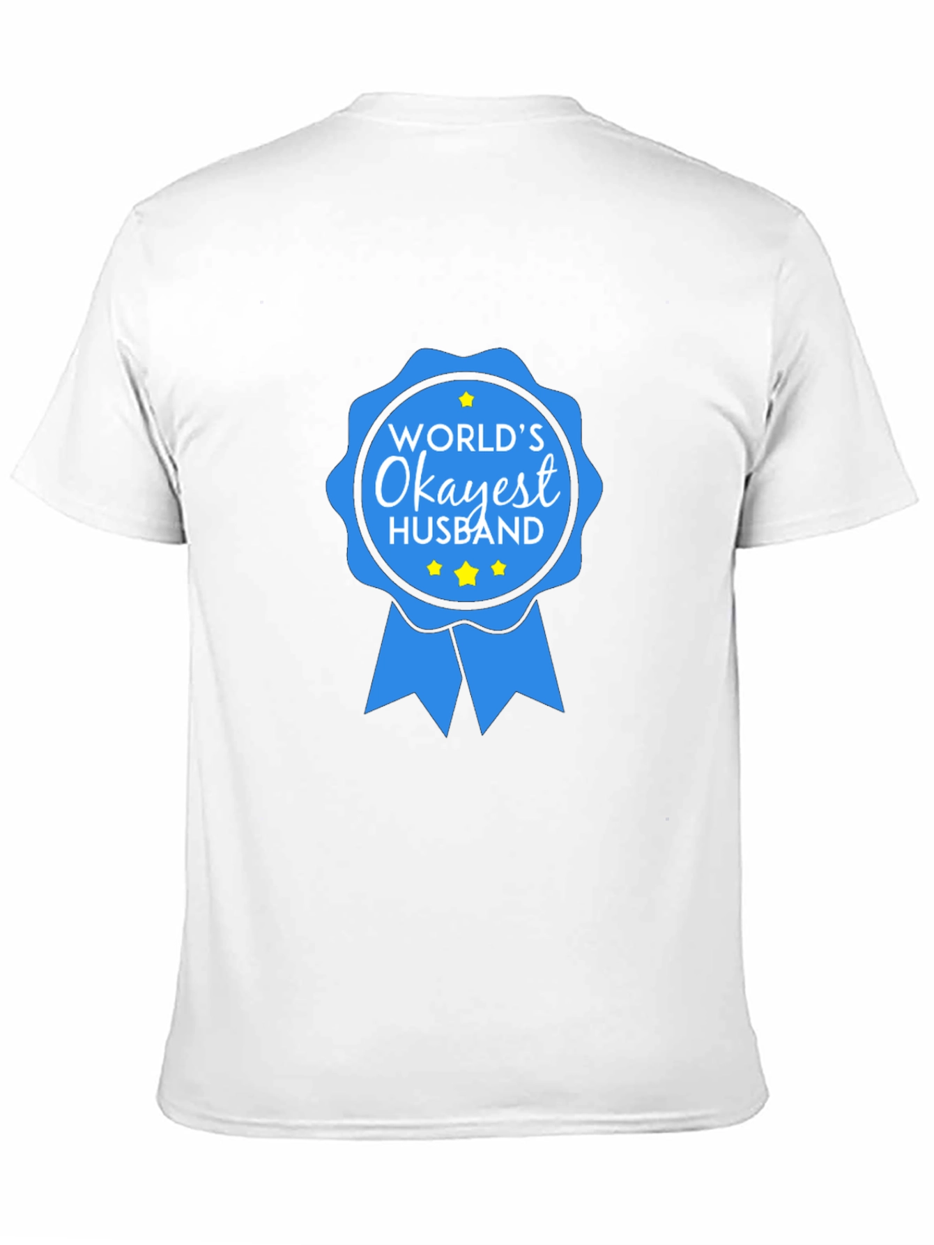 Worlds Okayest Husband T-Shirt - Funny Gift