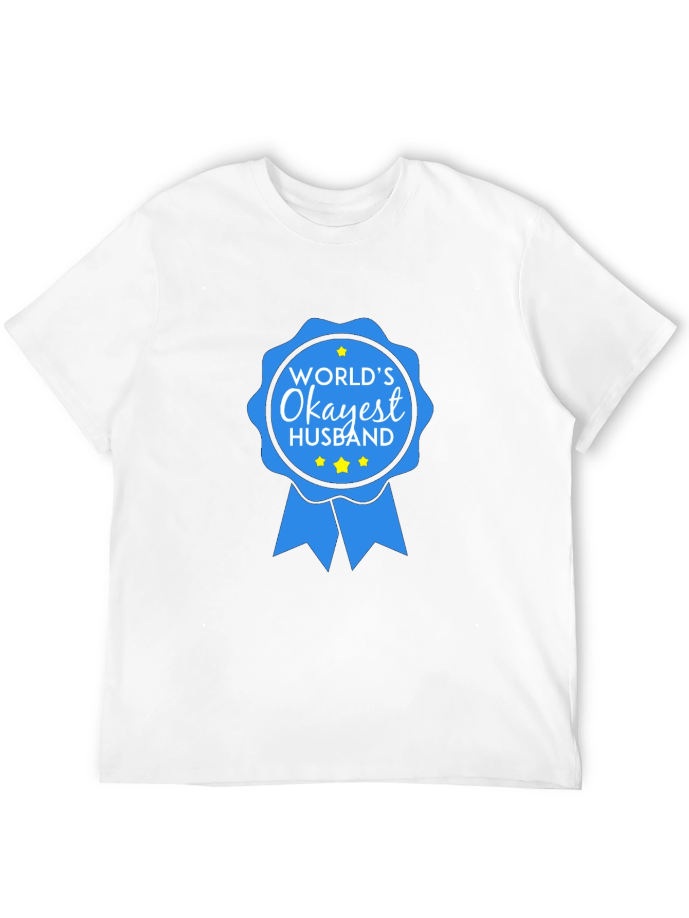 Worlds Okayest Husband T-Shirt - Funny Gift