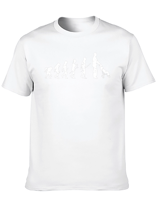 Evolution of Man - Dad T-Shirt