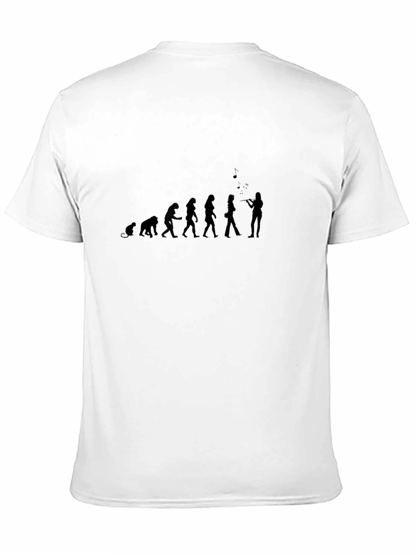 Evolution of Music Black T-Shirt