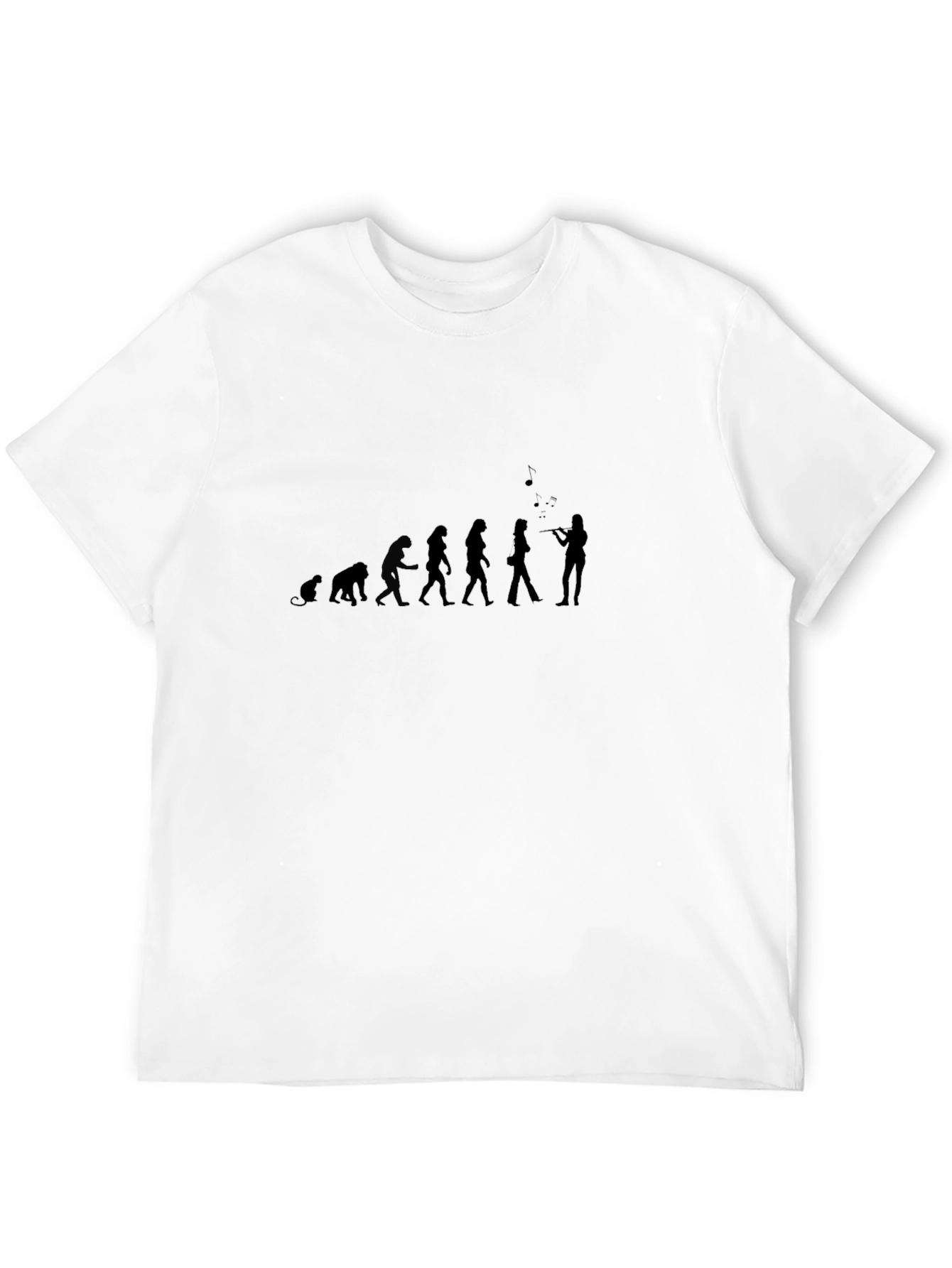 Evolution of Music Black T-Shirt