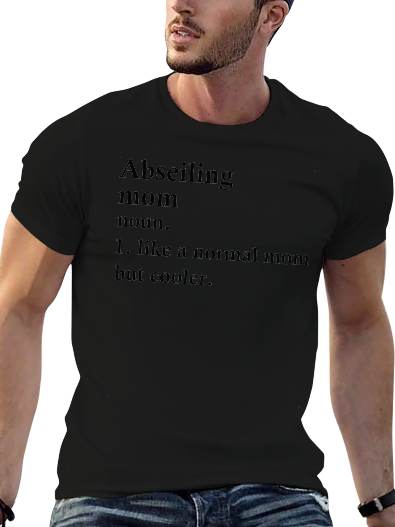 Abseiling Mom Definition T-Shirt - Cool Mothers Day Tee