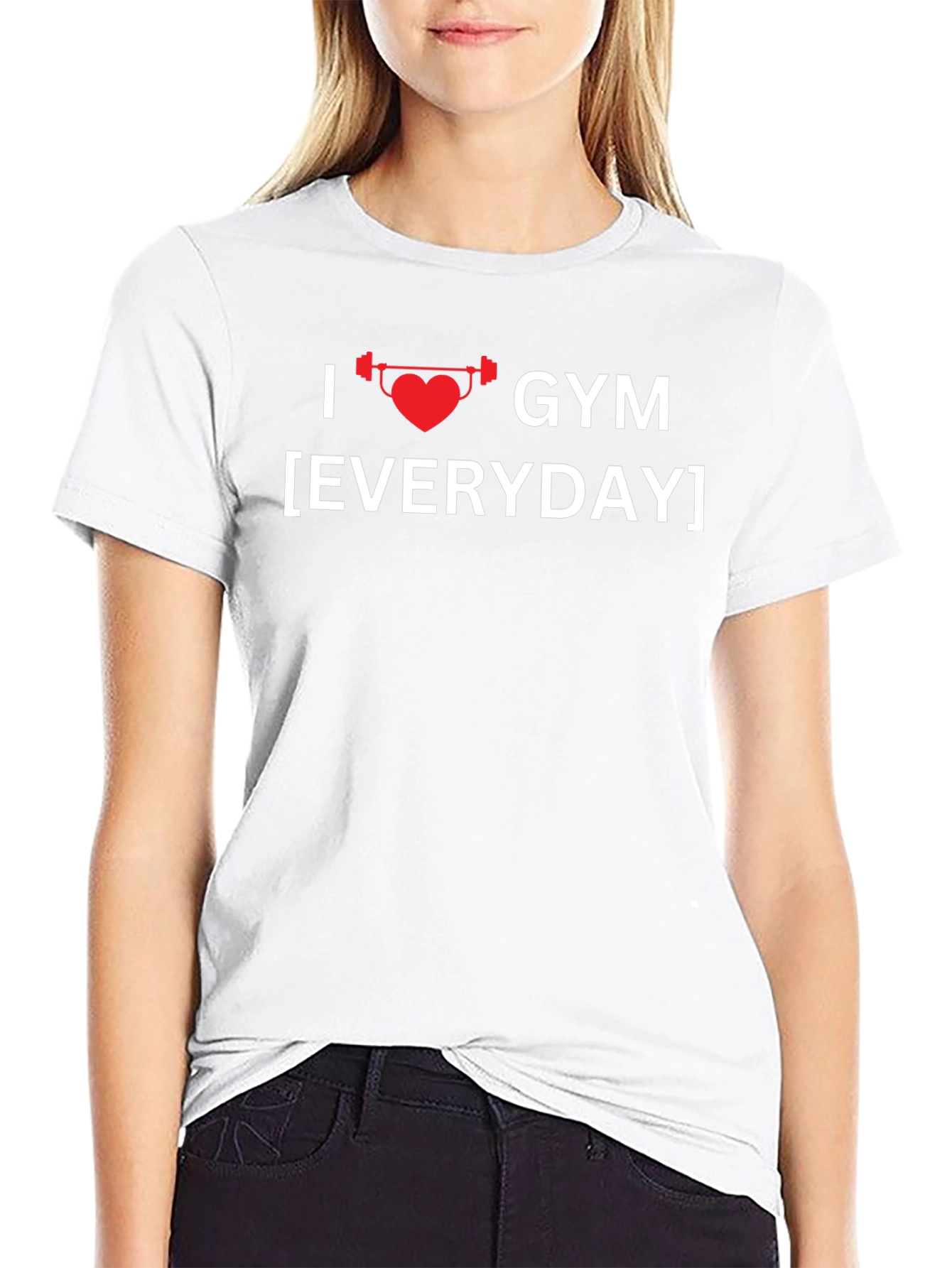 I Love Gym Everyday Graphic T-Shirt