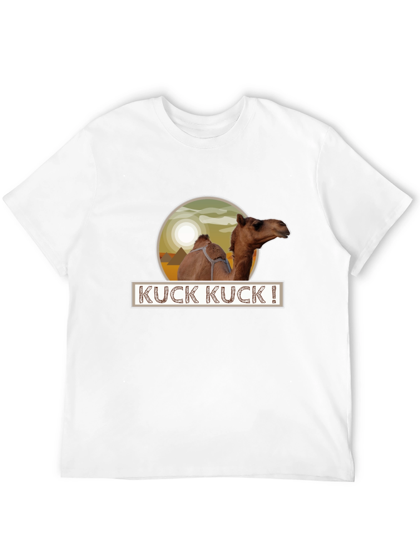 KUCK KUCK! Camel Graphic Tee