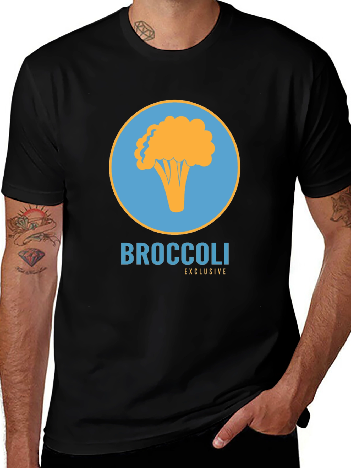 Broccoli Exclusive Graphic Tee - Modern Vegetable Lovers Shirt