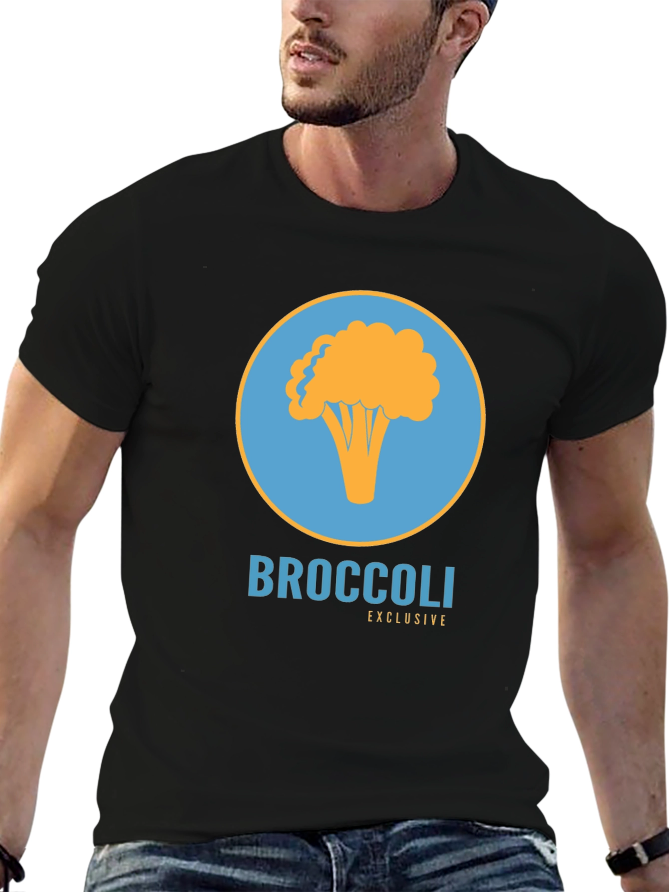 Broccoli Exclusive Graphic Tee - Modern Vegetable Lovers Shirt