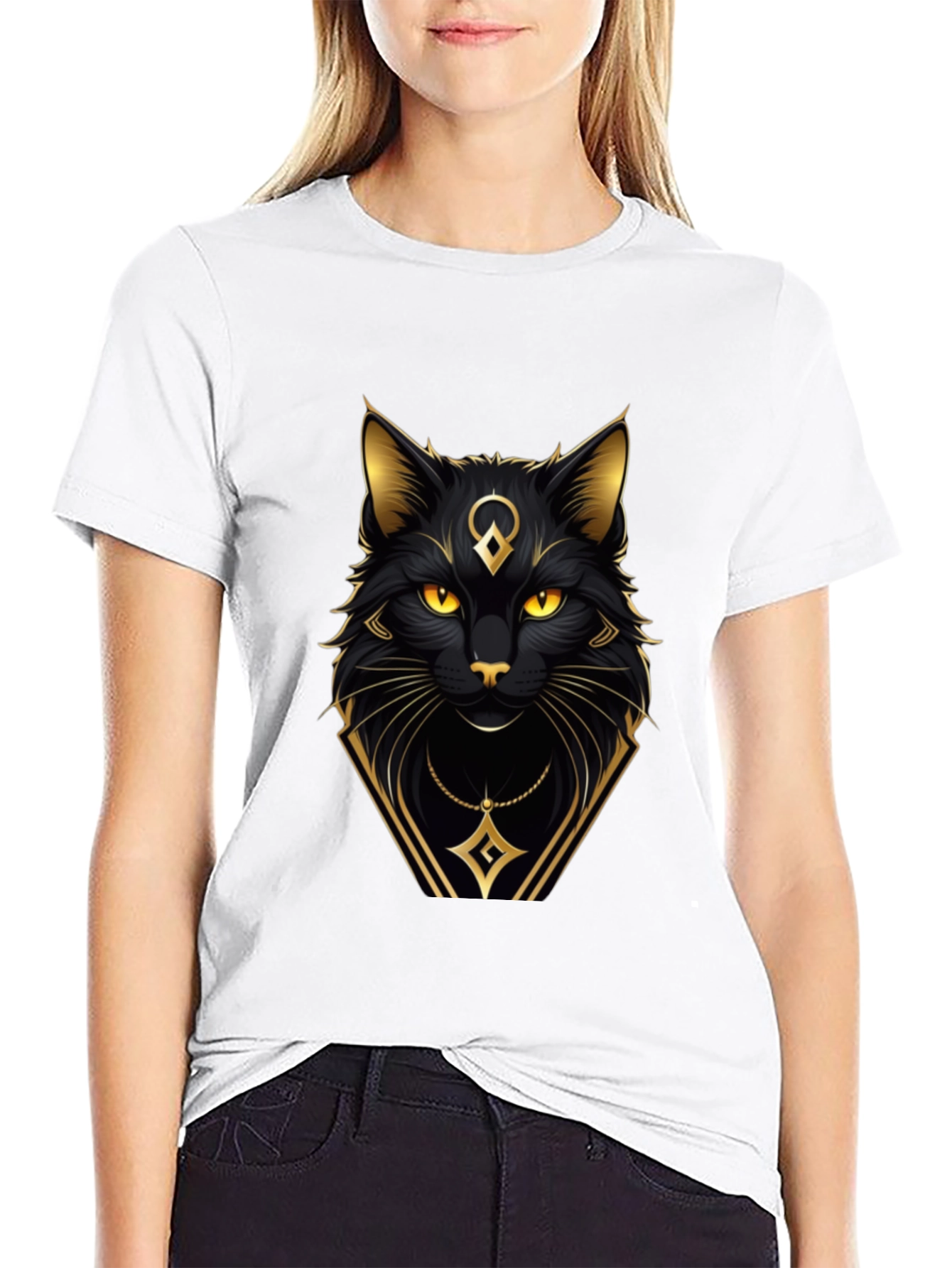 Mystic Black Cat T-Shirt
