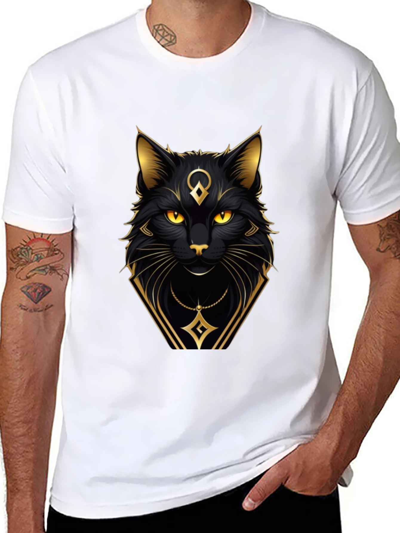 Mystic Black Cat T-Shirt