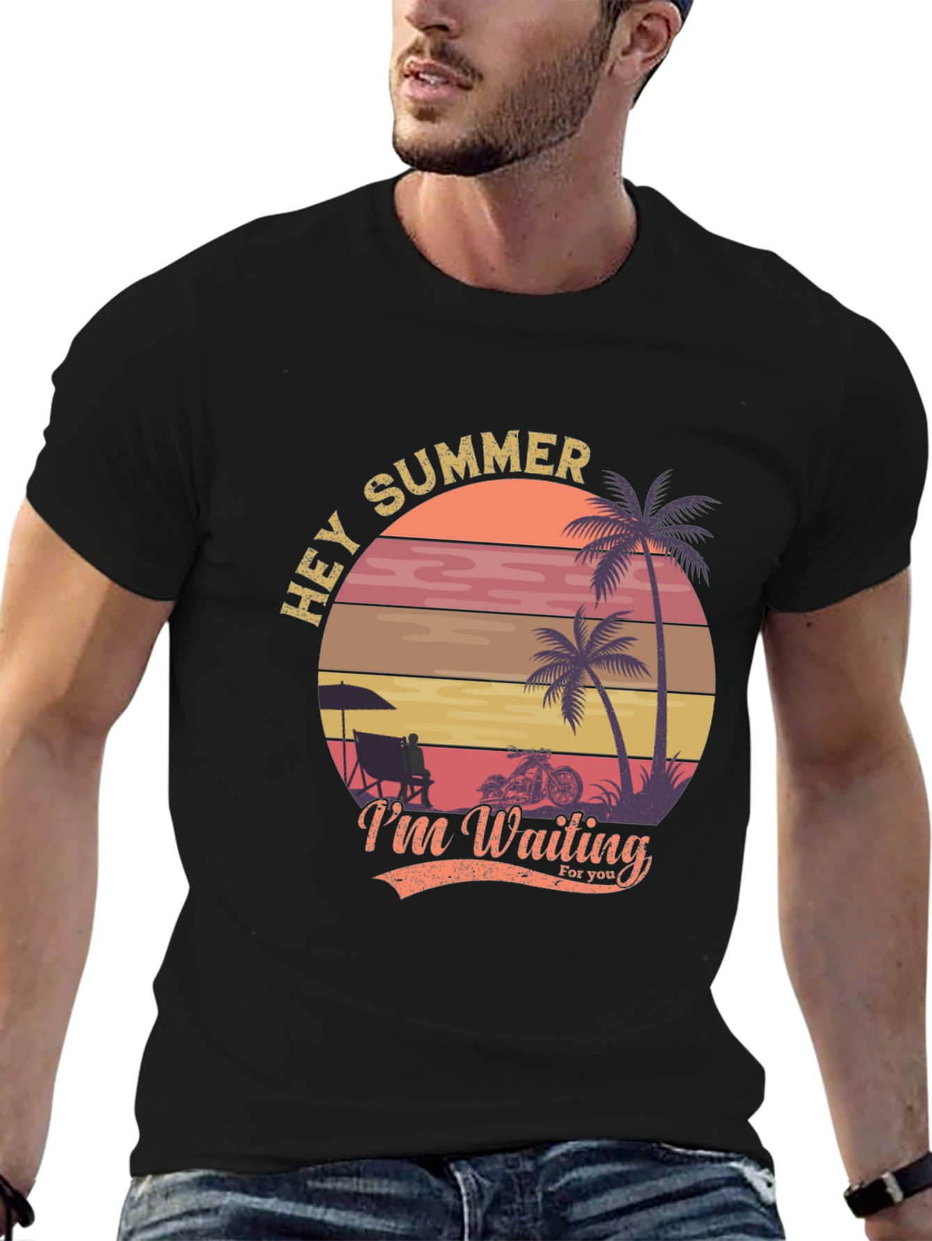 Hey Summer Tee - Beach Vibes T-Shirt