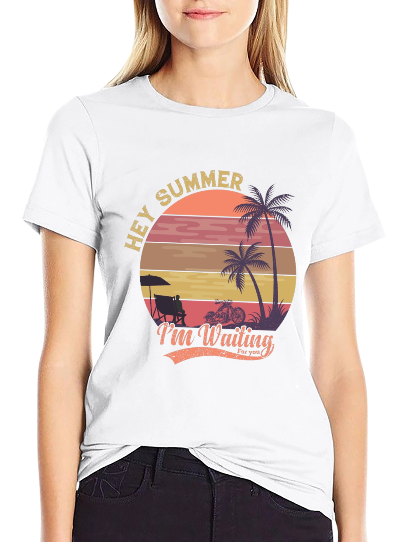 Hey Summer Tee - Beach Vibes T-Shirt