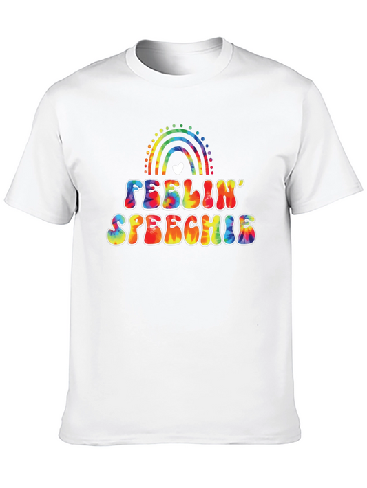Feelin Speechie Tie Dye Graphic Tee