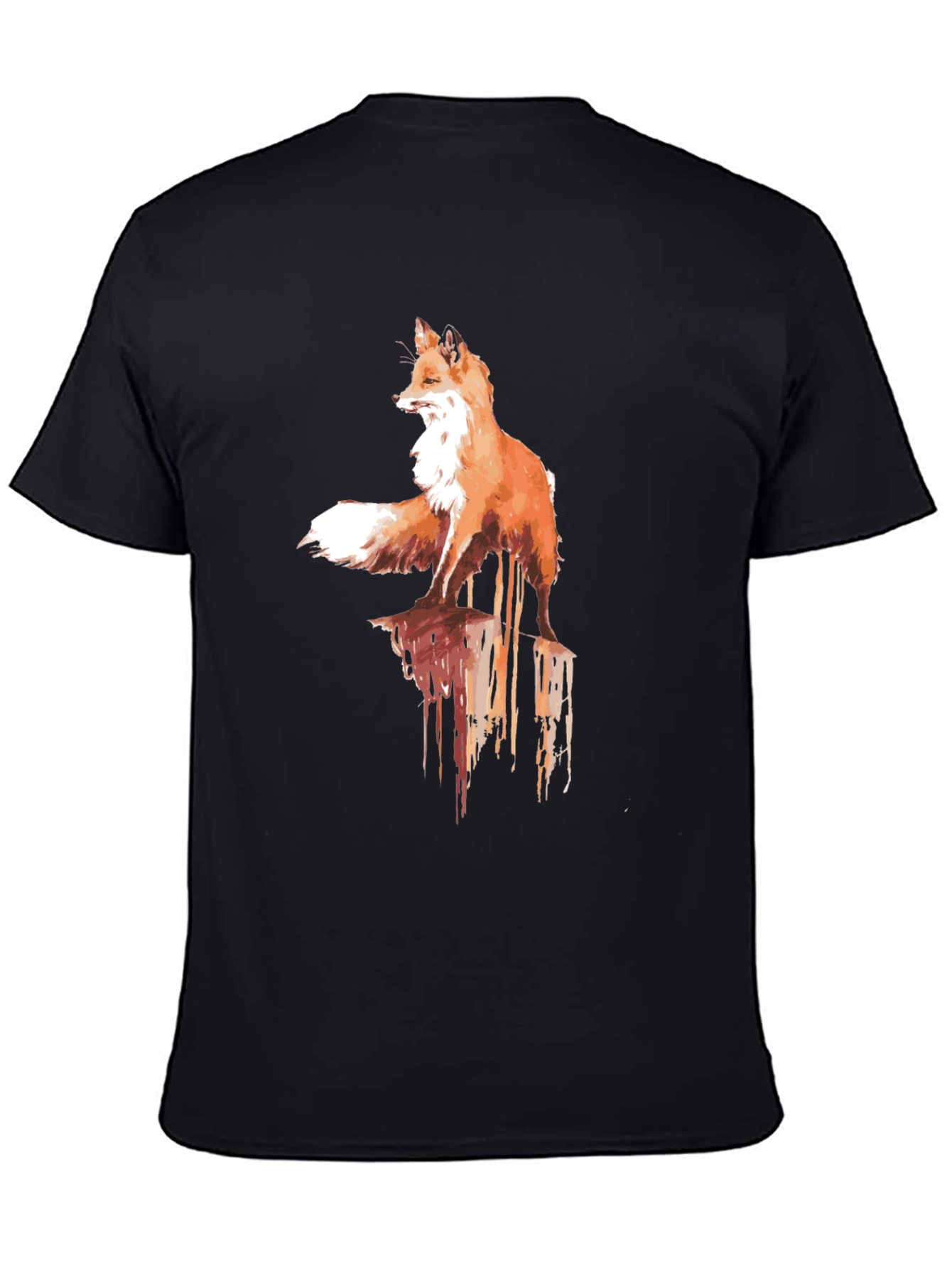 Mens Fox Graphic Tee - Stylish & Unique
