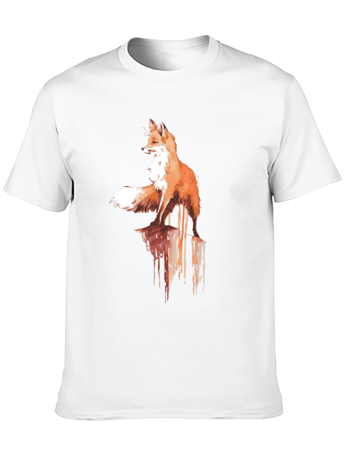 Mens Fox Graphic Tee - Stylish & Unique