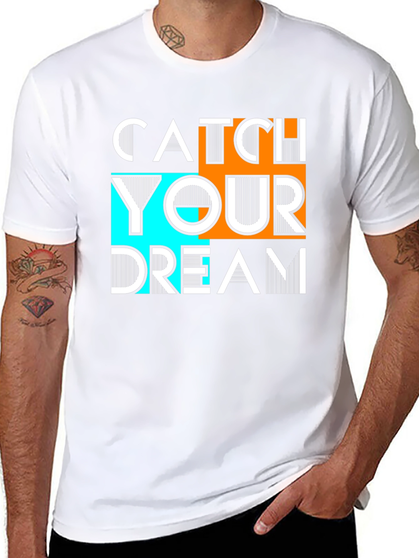 Catch Your Dream Graphic Tee - Black Unisex