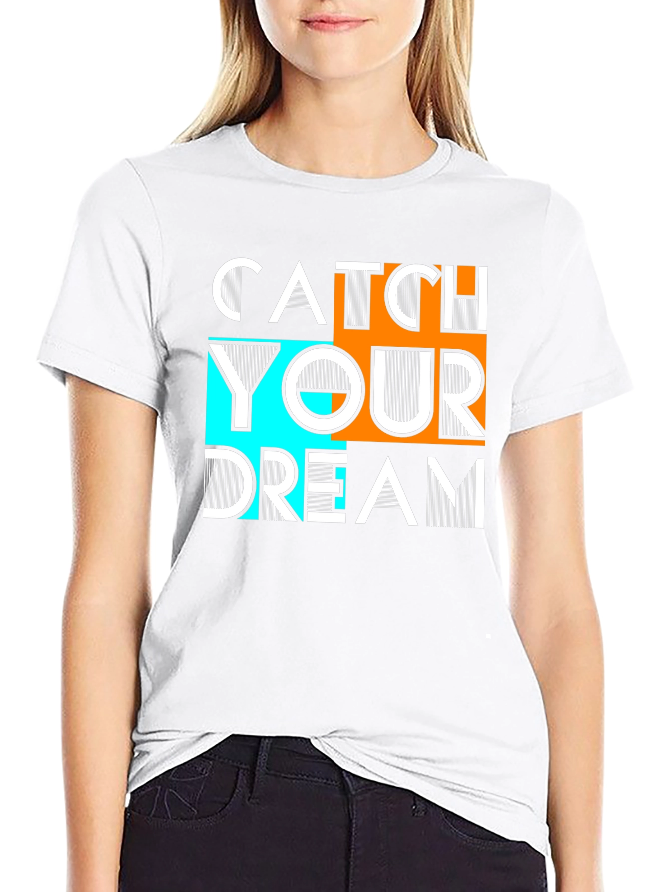 Catch Your Dream Graphic Tee - Black Unisex