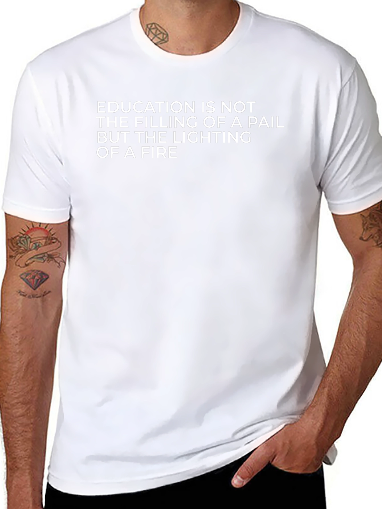 Education Lighting Fire T-Shirt