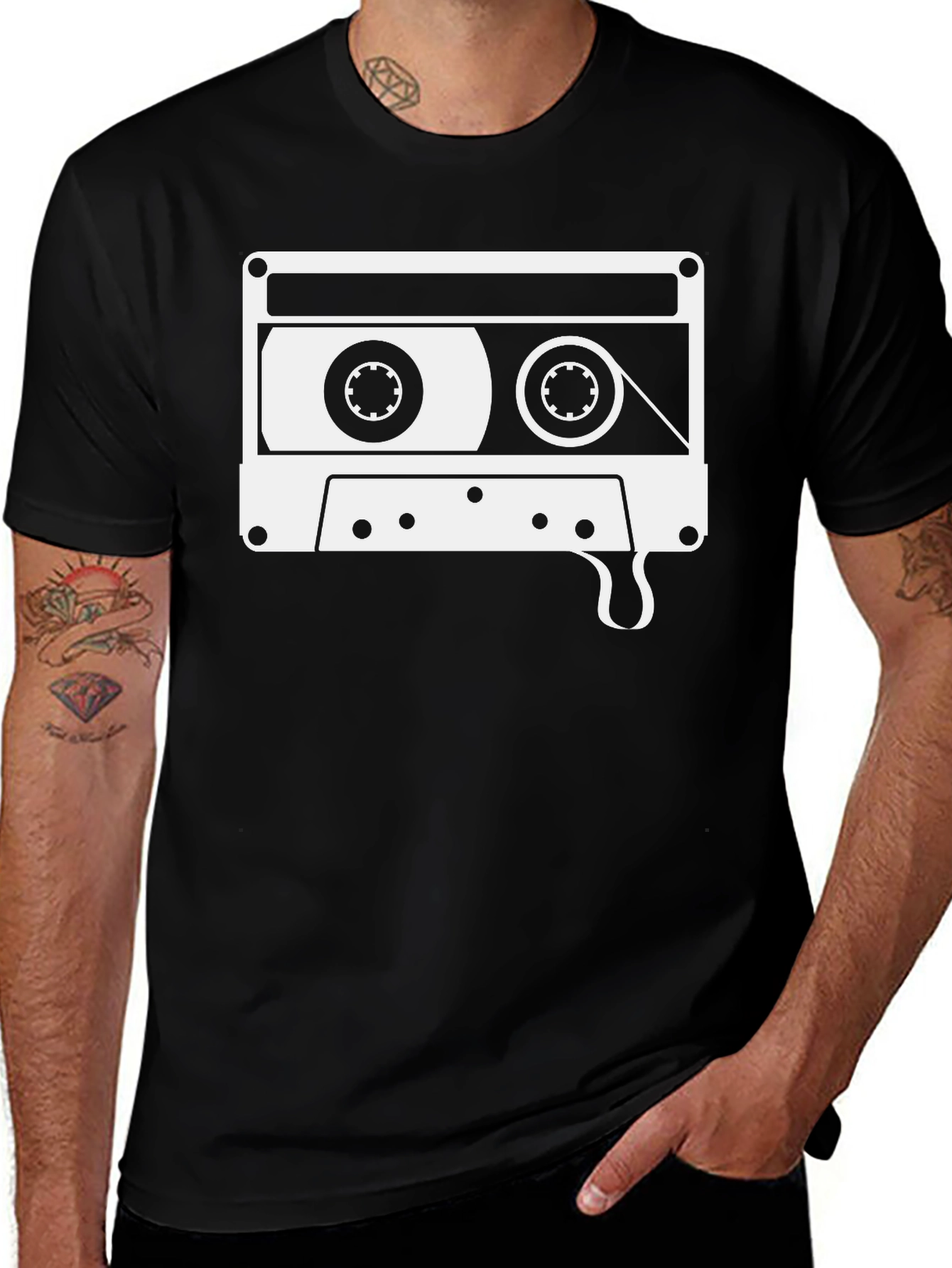 Retro Cassette Tape T-Shirt - Classic Cool