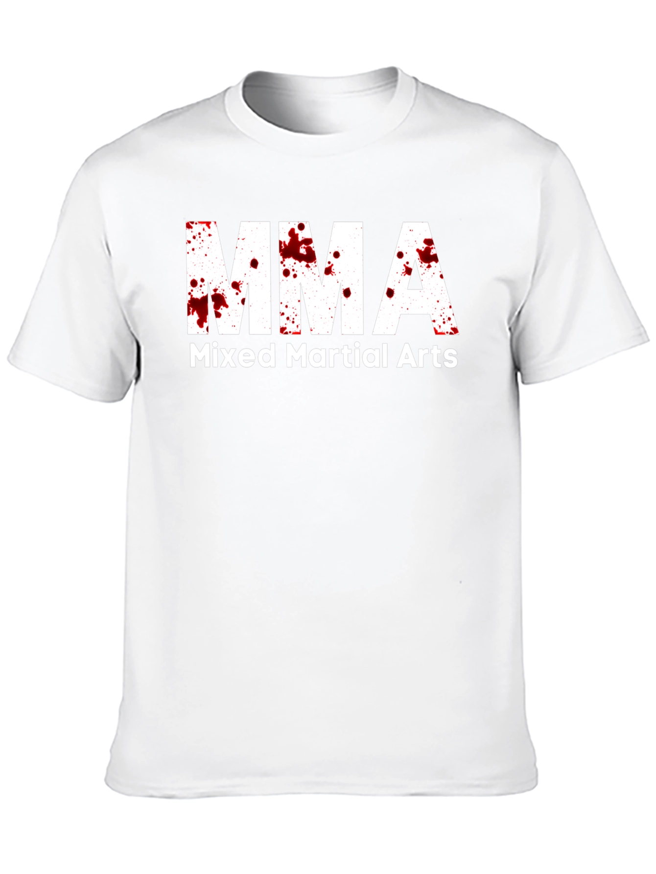 MMA Mixed Martial Arts Bloody Splatter T-Shirt