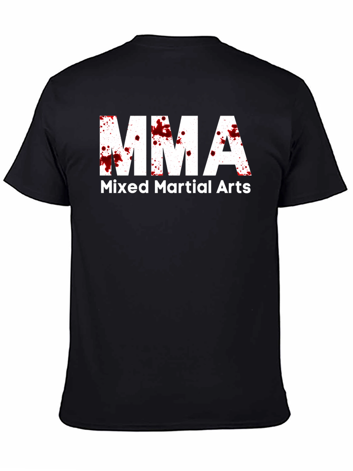 MMA Mixed Martial Arts Bloody Splatter T-Shirt
