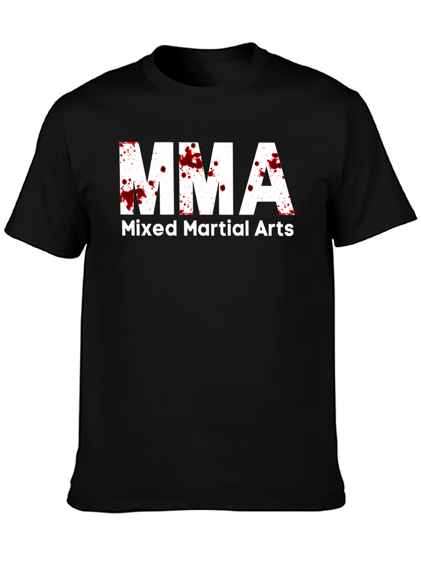 MMA Mixed Martial Arts Bloody Splatter T-Shirt