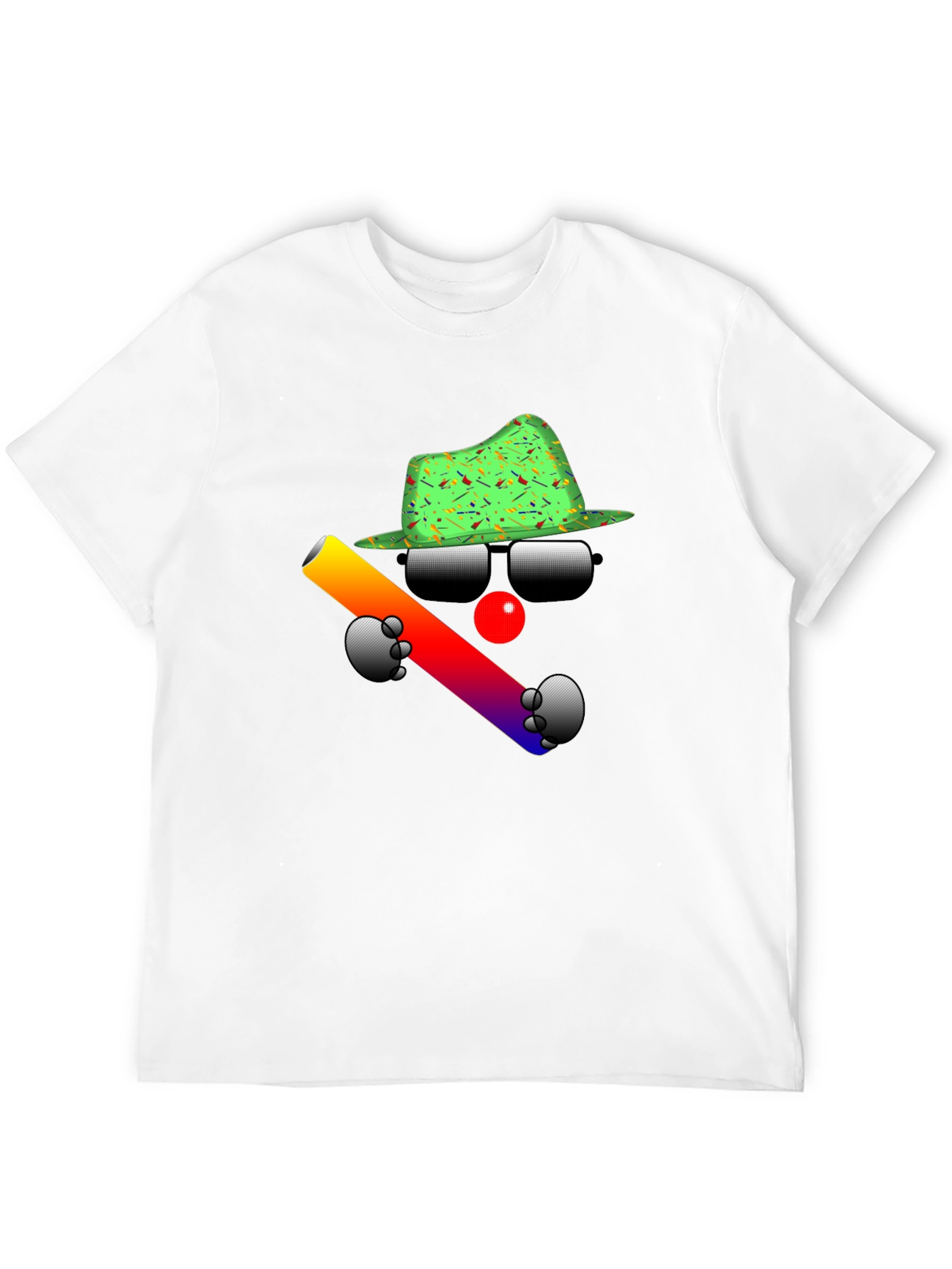 Cool Clown Graphic Black T-Shirt