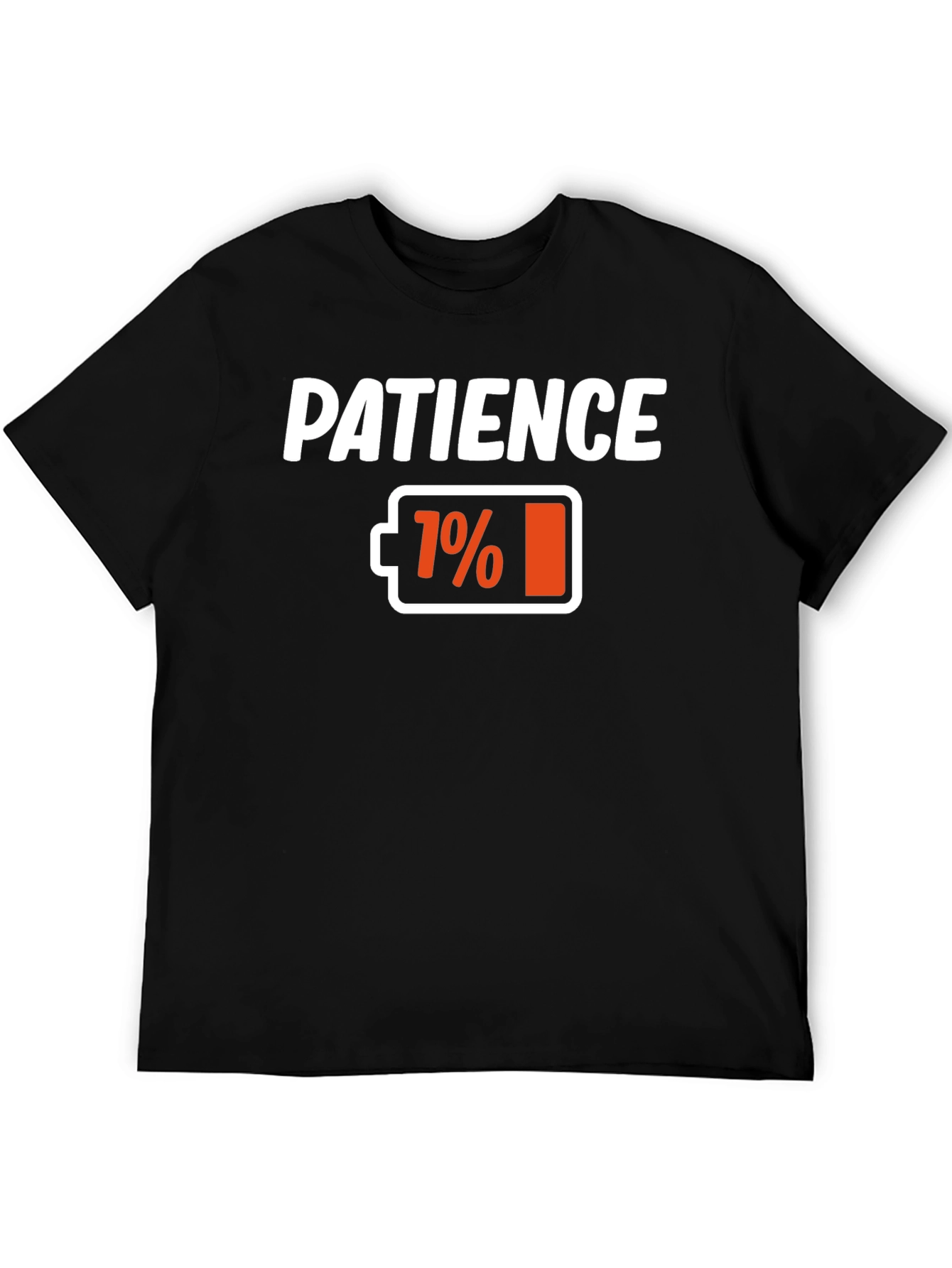 Patience 1% T-Shirt - Funny Sarcastic Tee