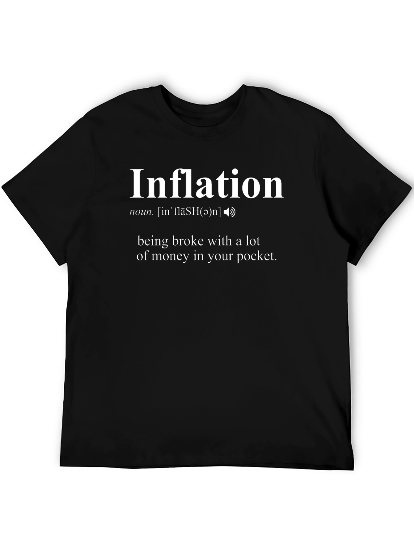 Inflation Definition Graphic T-Shirt
