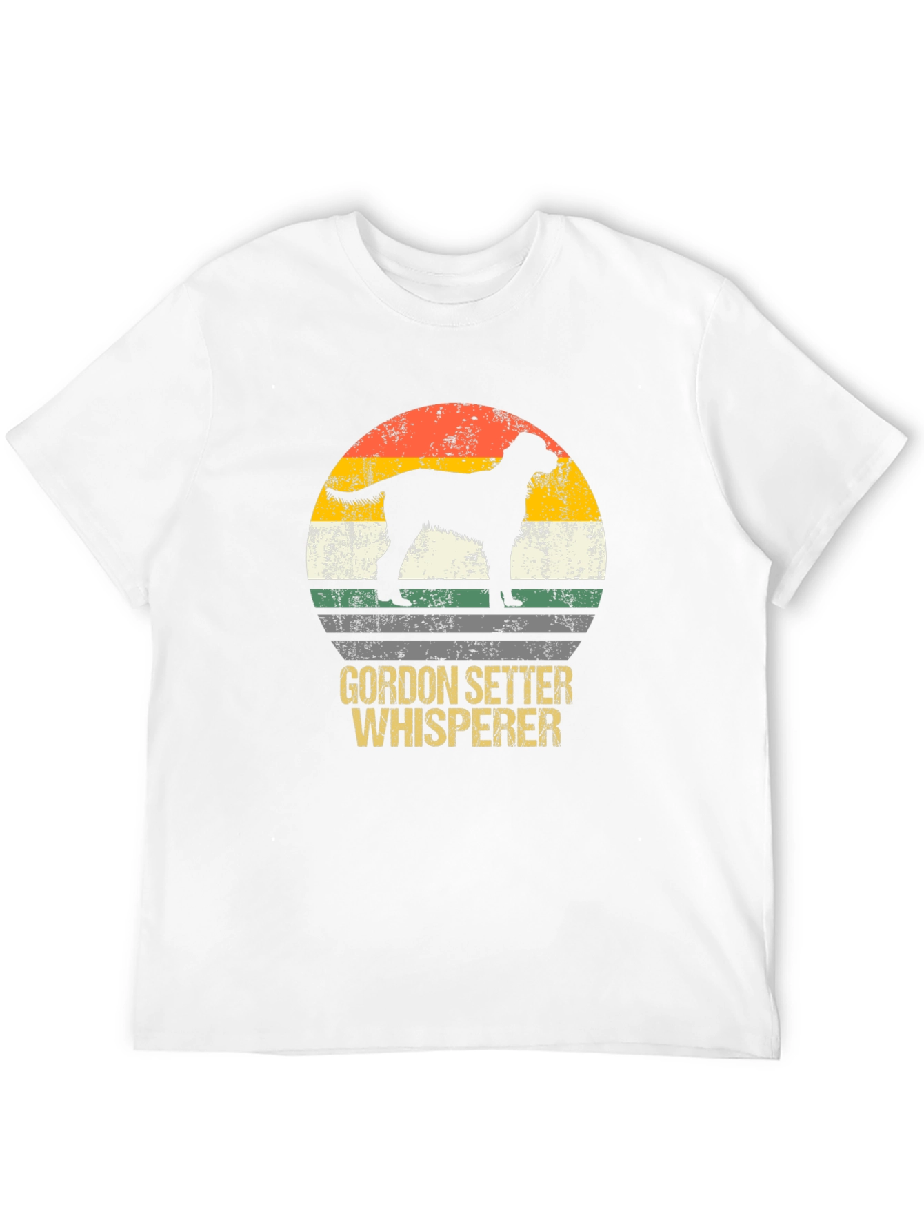 Gordon Setter Whisperer T-Shirt Retro Dog Lover Tee