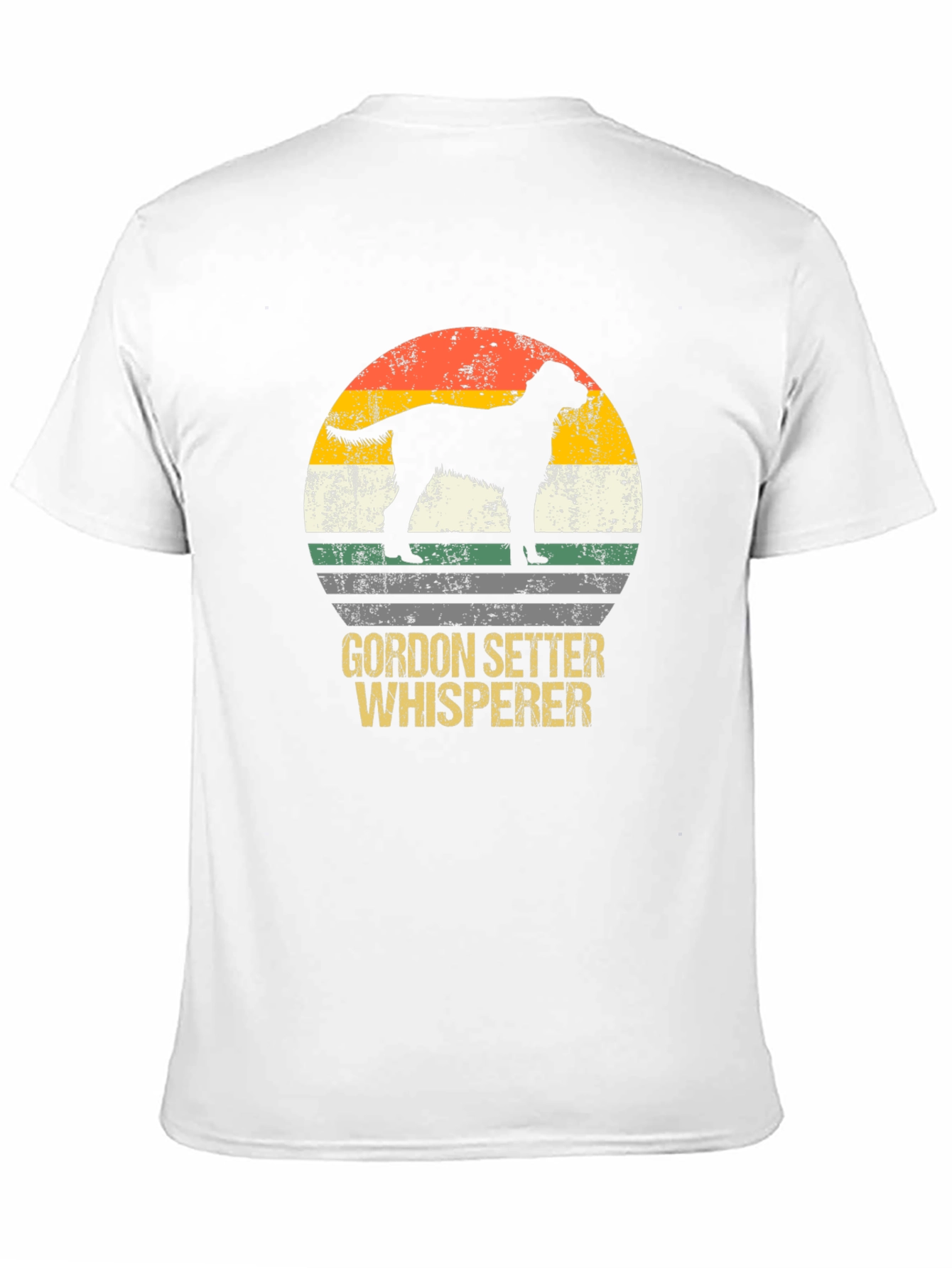 Gordon Setter Whisperer T-Shirt Retro Dog Lover Tee