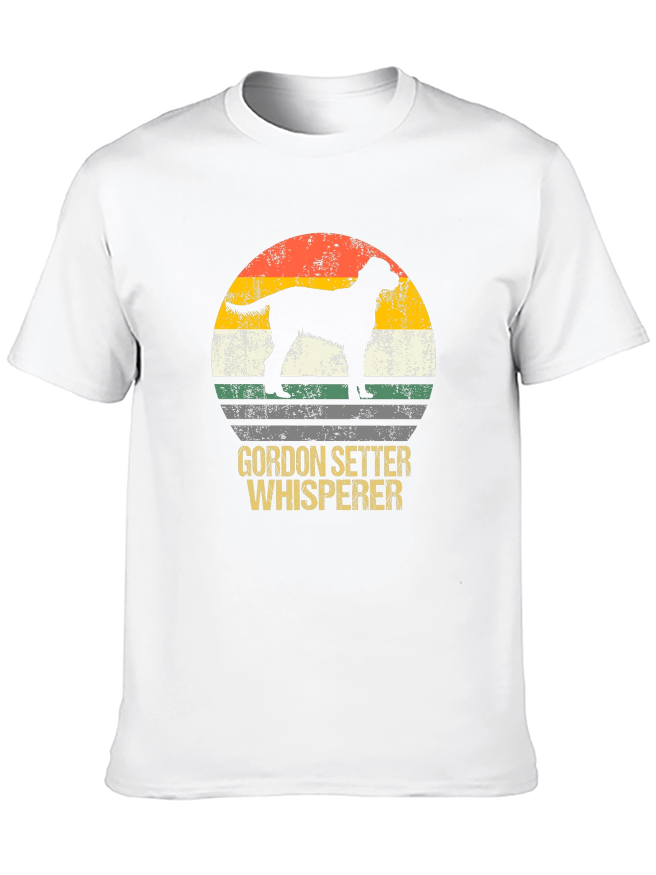 Gordon Setter Whisperer T-Shirt Retro Dog Lover Tee