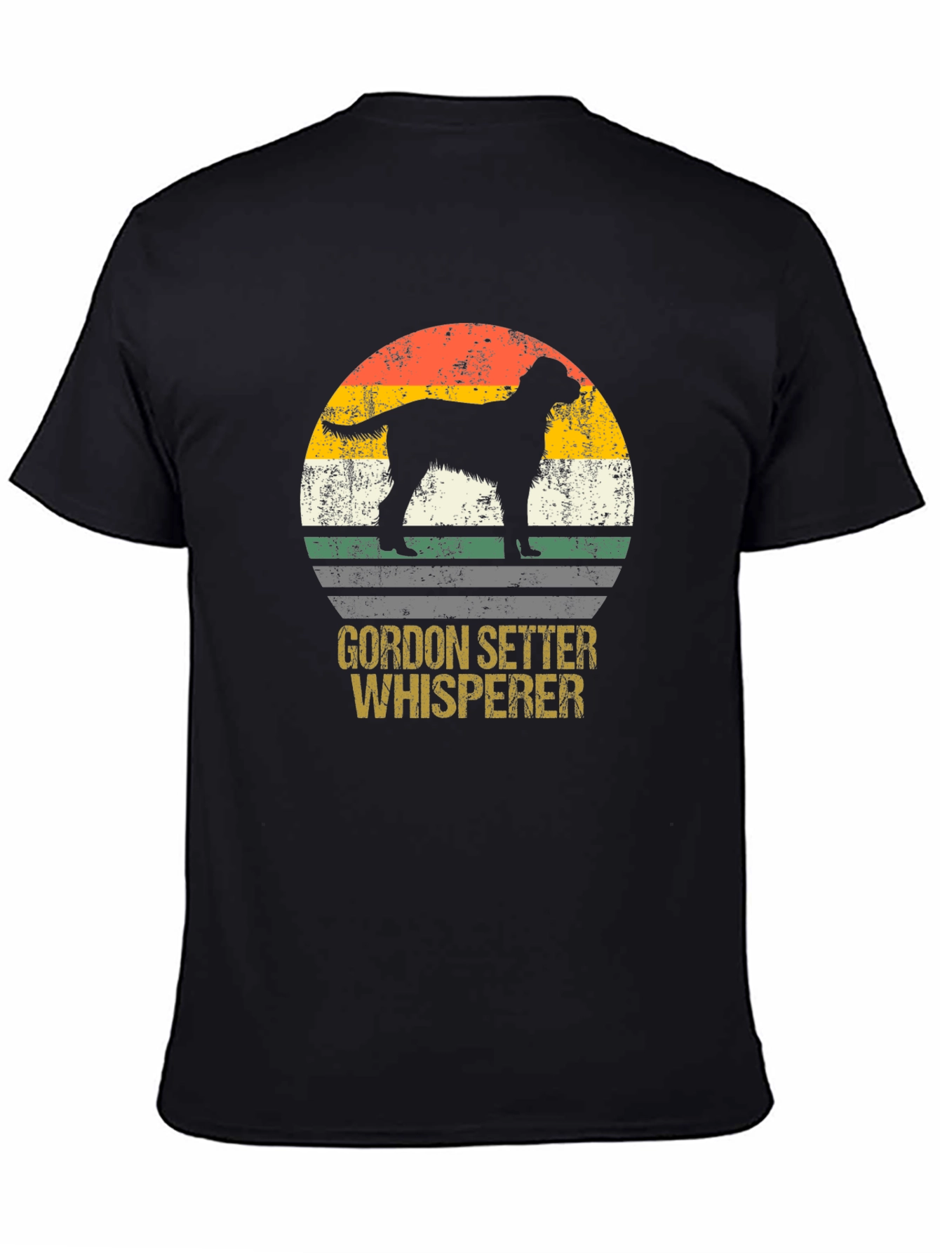 Gordon Setter Whisperer T-Shirt Retro Dog Lover Tee