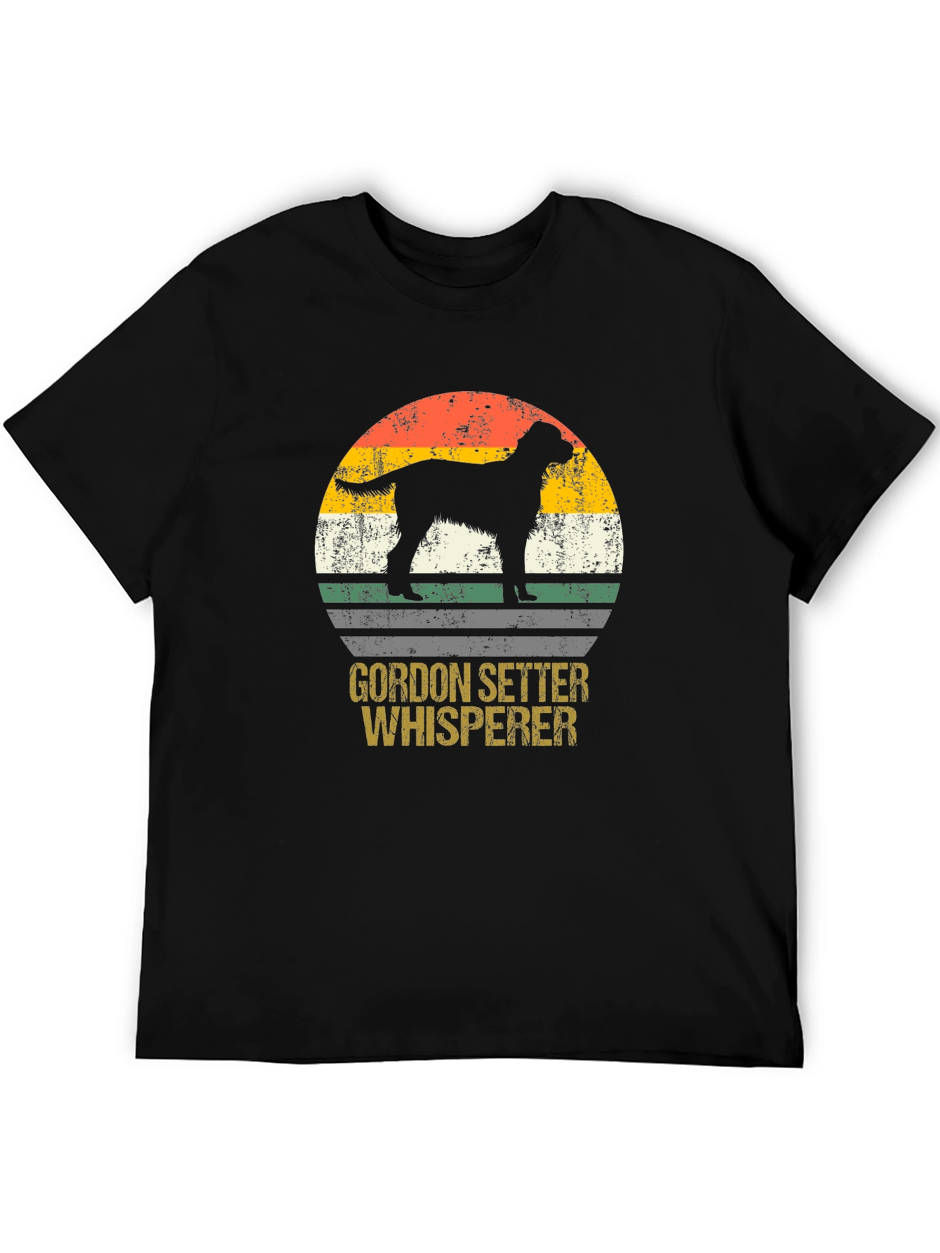 Gordon Setter Whisperer T-Shirt Retro Dog Lover Tee