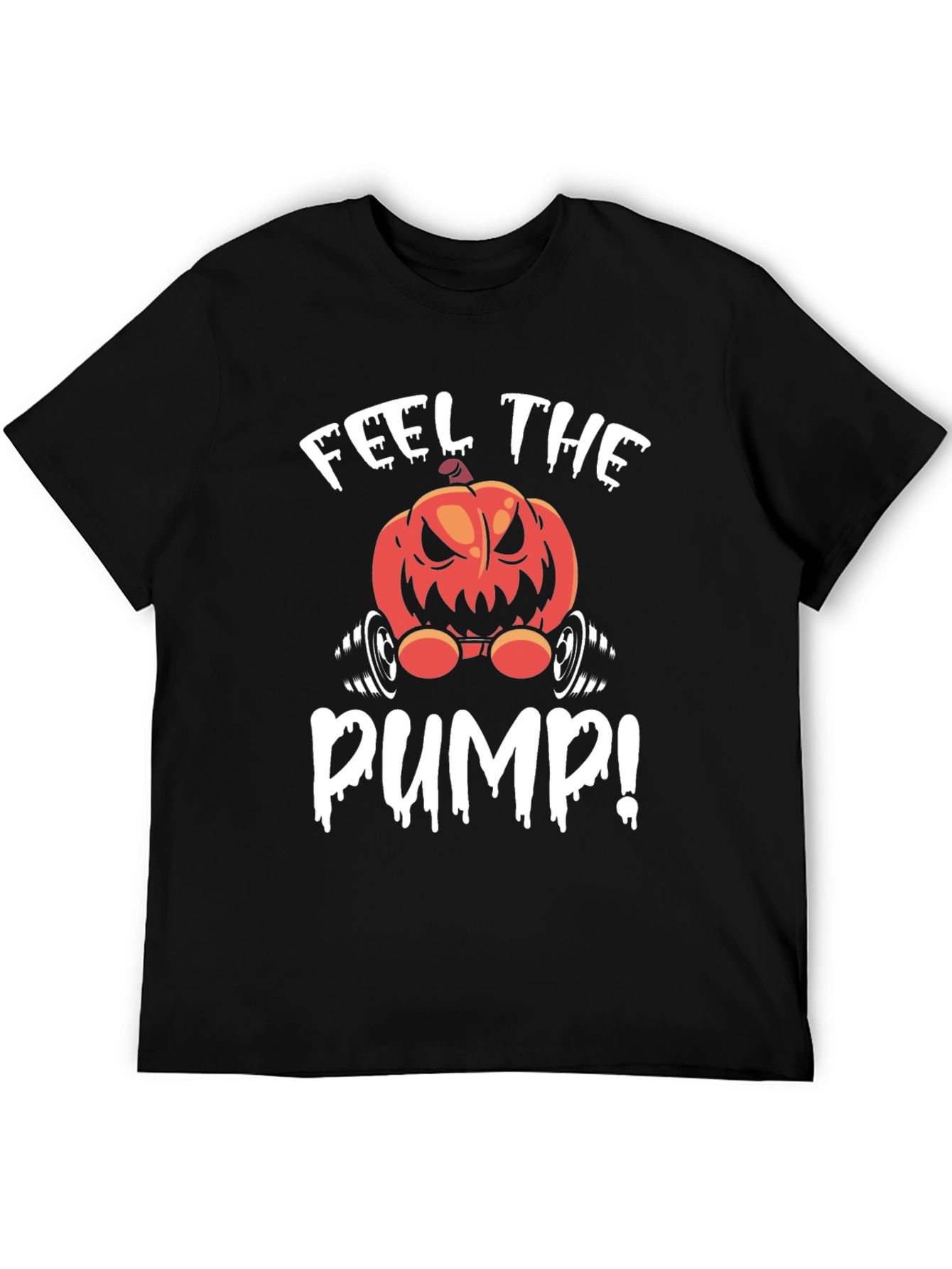 Halloween Pumpkin Gym T-Shirt - Feel the Pump!