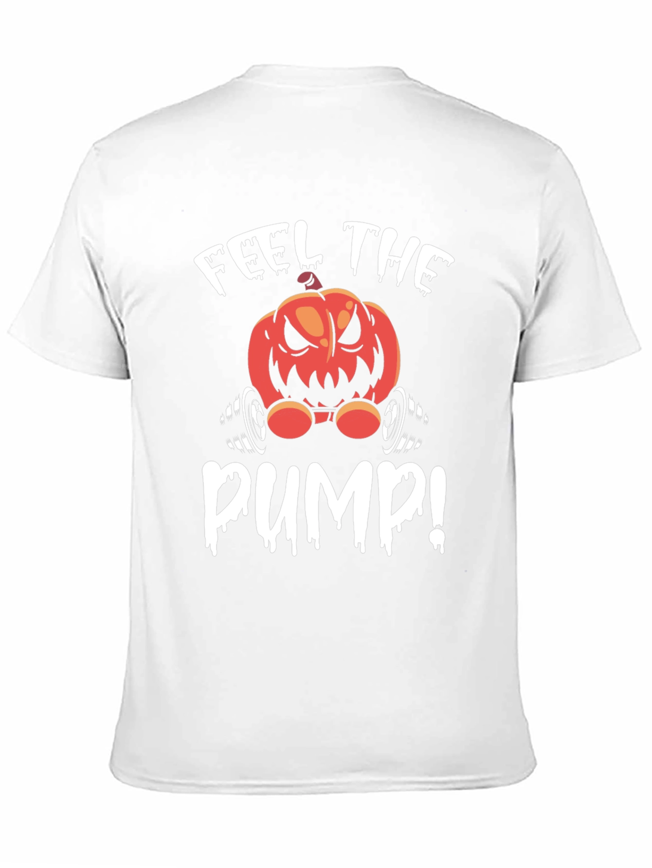 Halloween Pumpkin Gym T-Shirt - Feel the Pump!