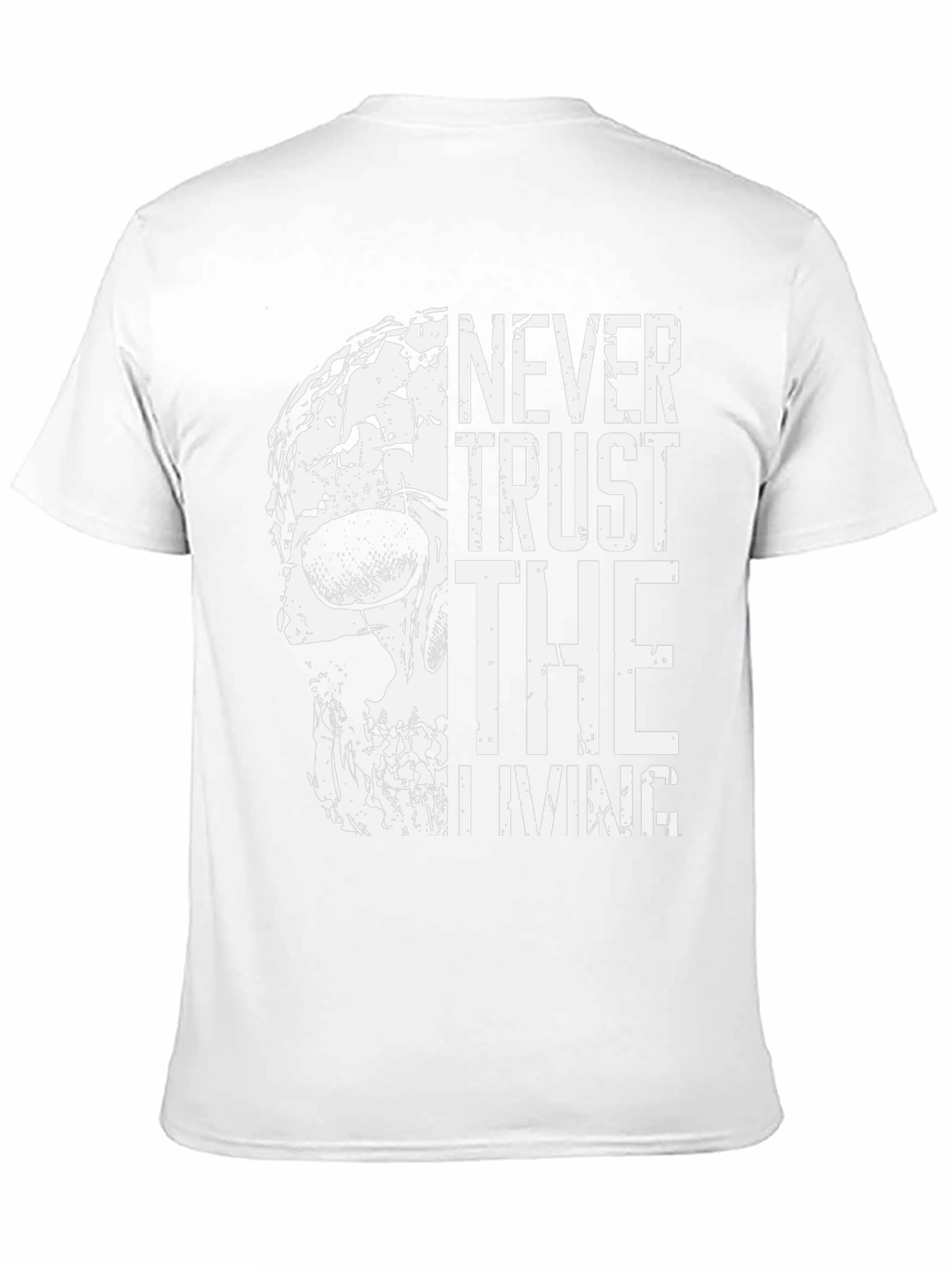 Never Trust the Living Skull Graphic Tee