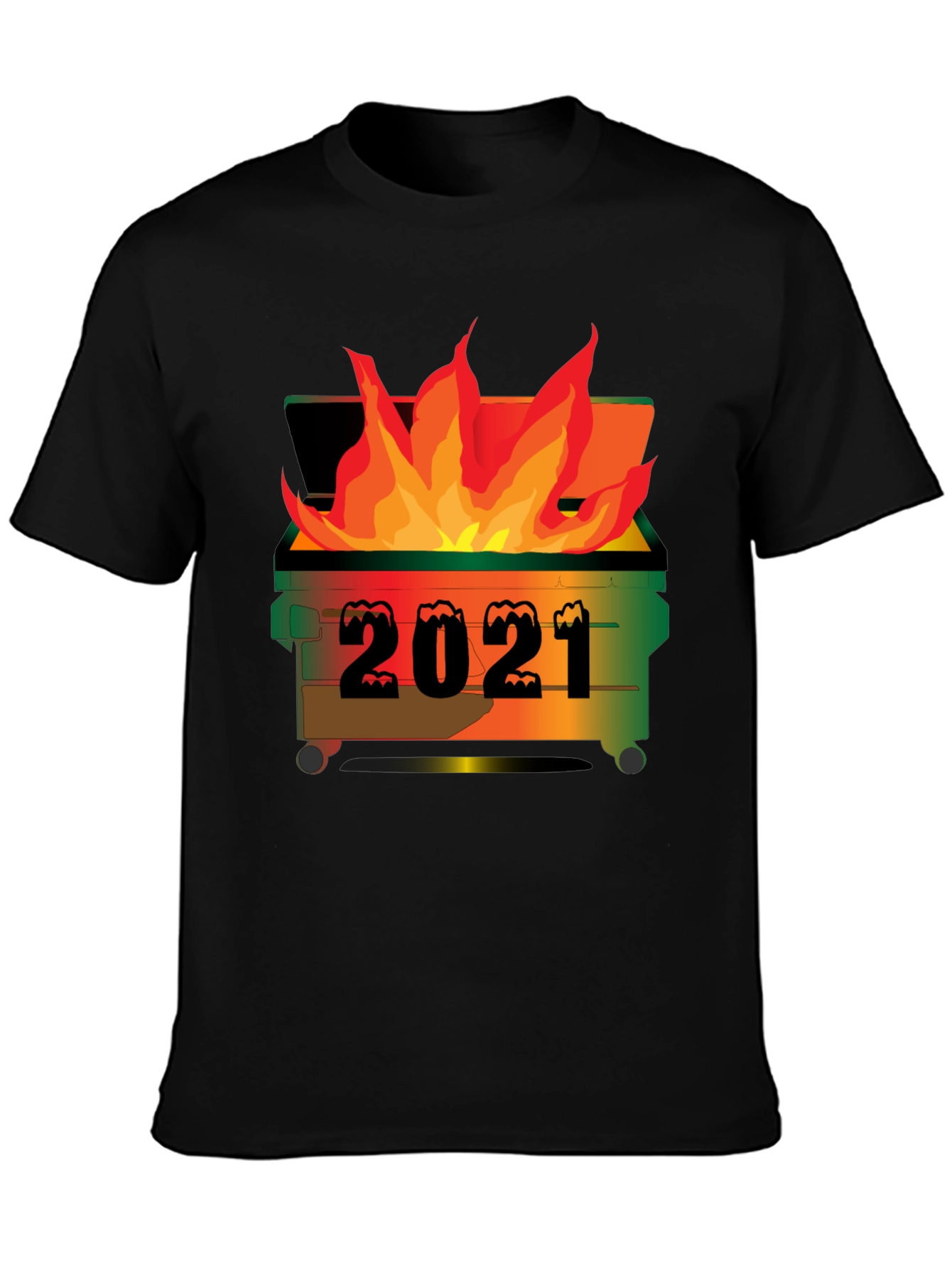 2021 Dumpster Fire Graphic T-Shirt