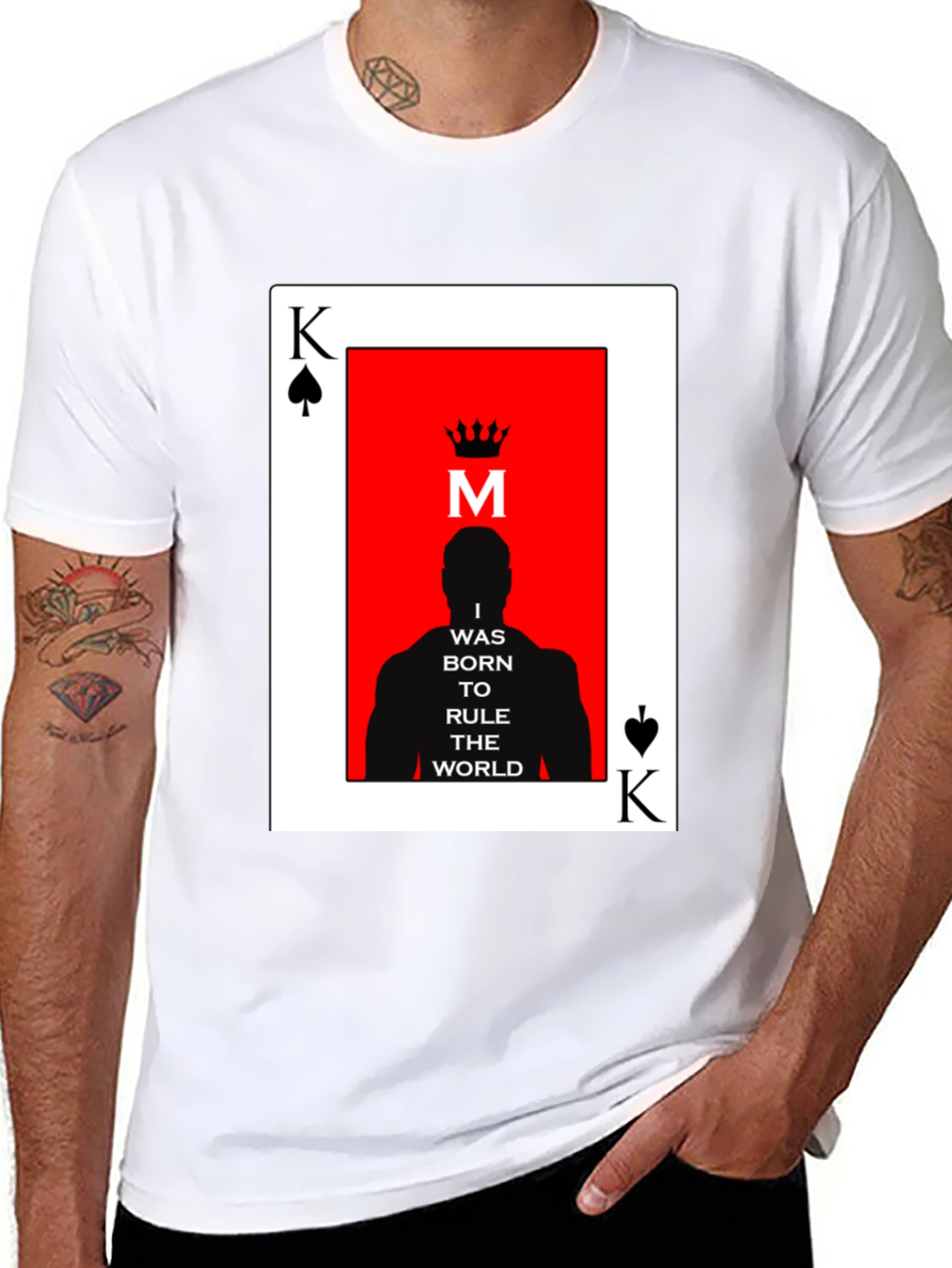 King Card T-Shirt - Rule the World