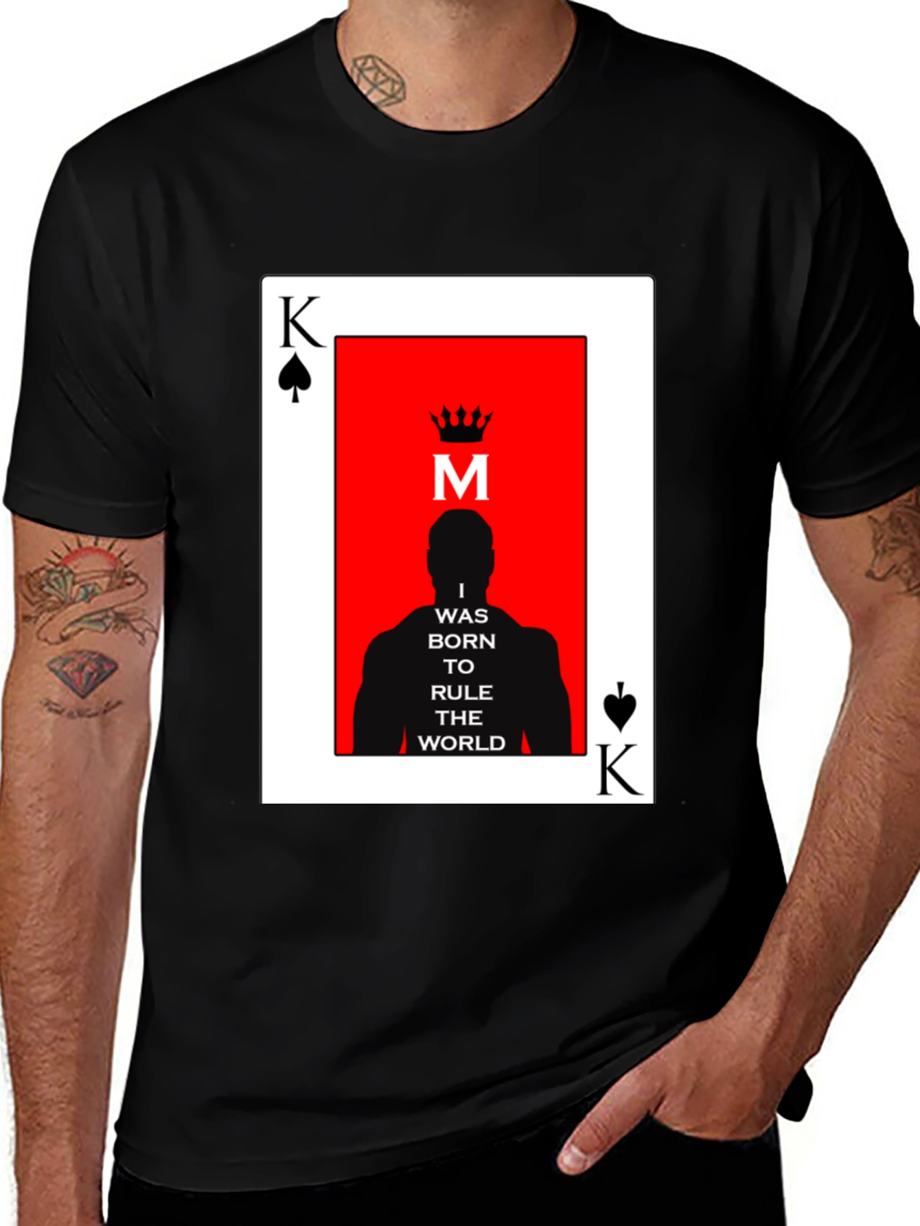 King Card T-Shirt - Rule the World